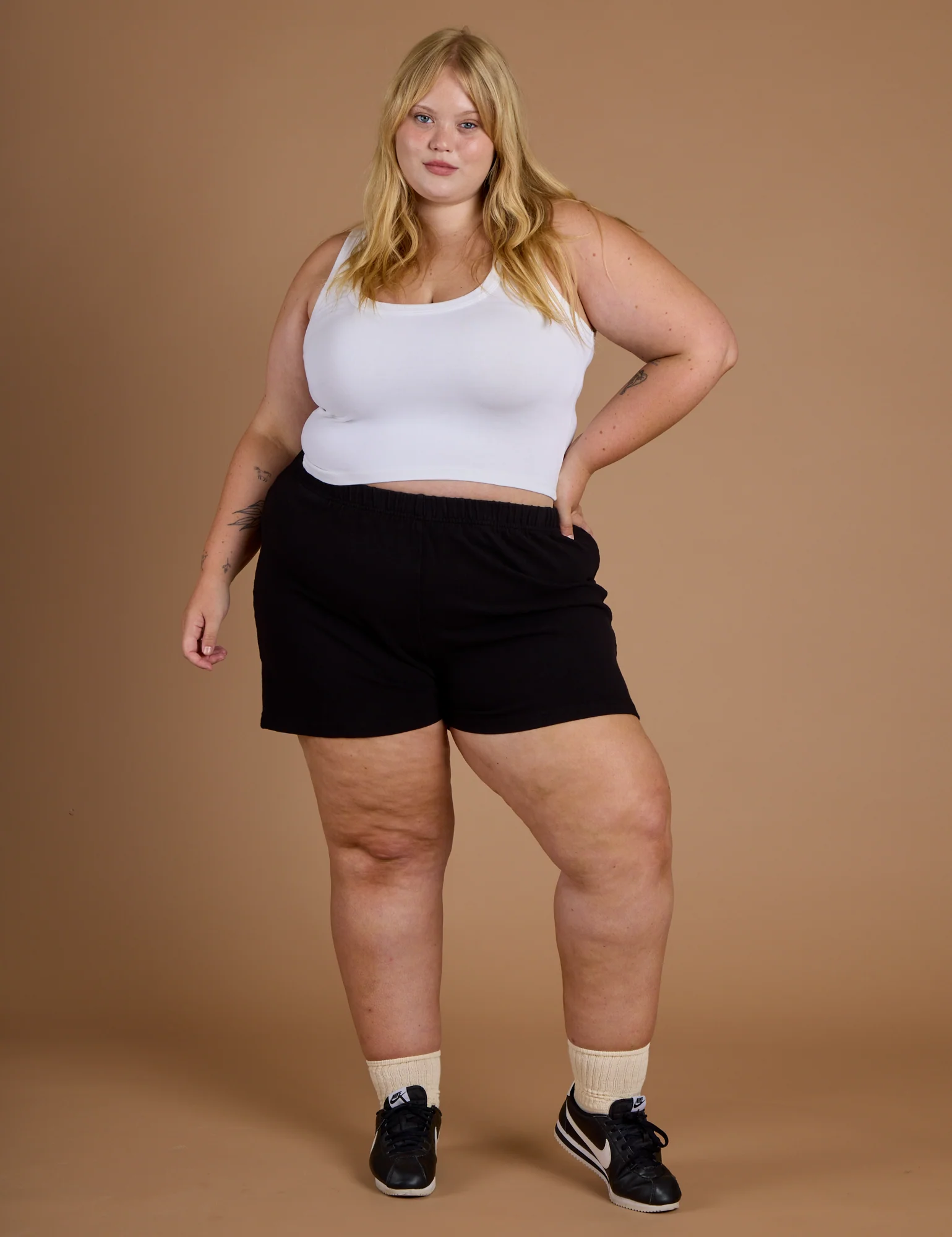 TRY-A-STYLE - Athletic Shorts - Basic Black *FINAL SALE* - Image 9
