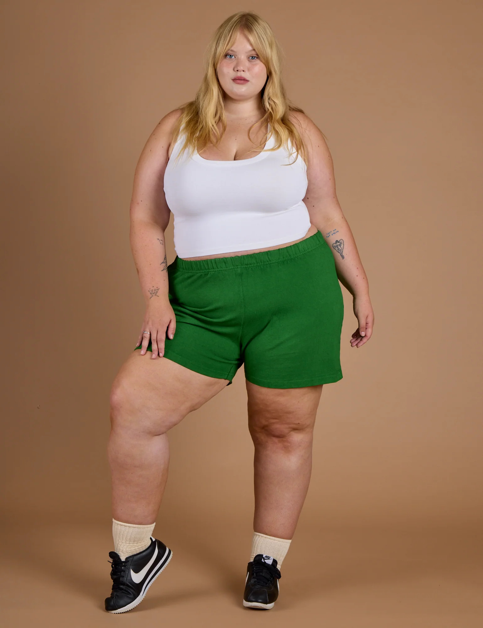 TRY-A-STYLE - Athletic Shorts - Forest Green *FINAL SALE* - Image 12
