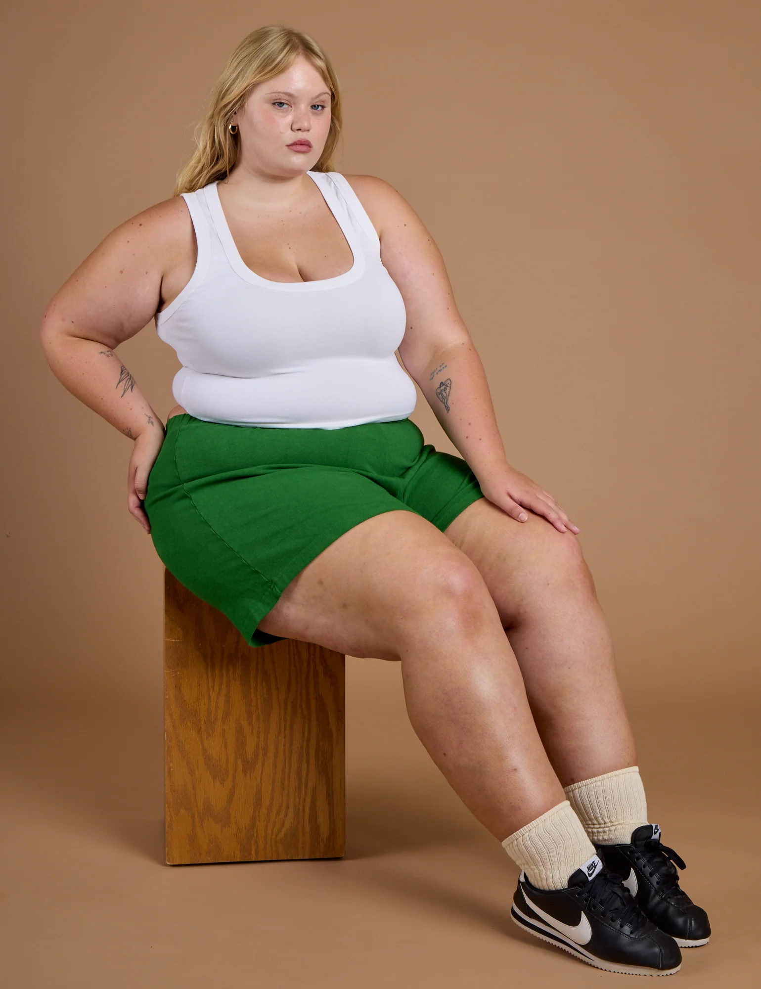TRY-A-STYLE - Athletic Shorts - Forest Green *FINAL SALE* - Image 19