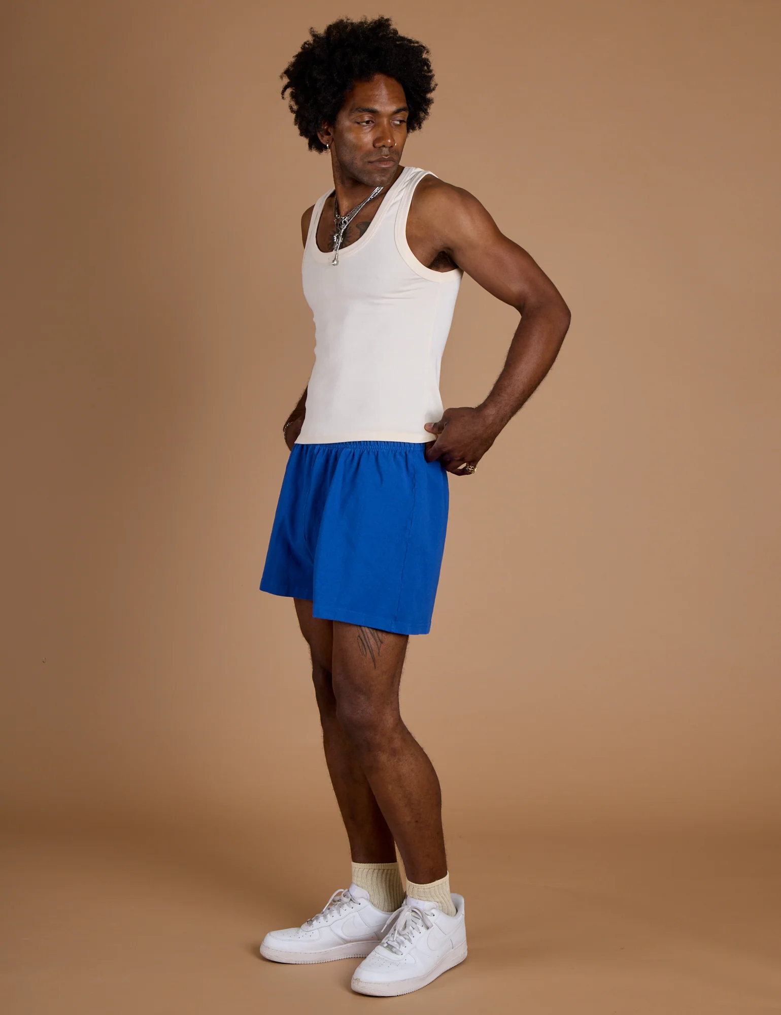 TRY-A-STYLE - Athletic Shorts - Royal Blue *FINAL SALE* - Image 18