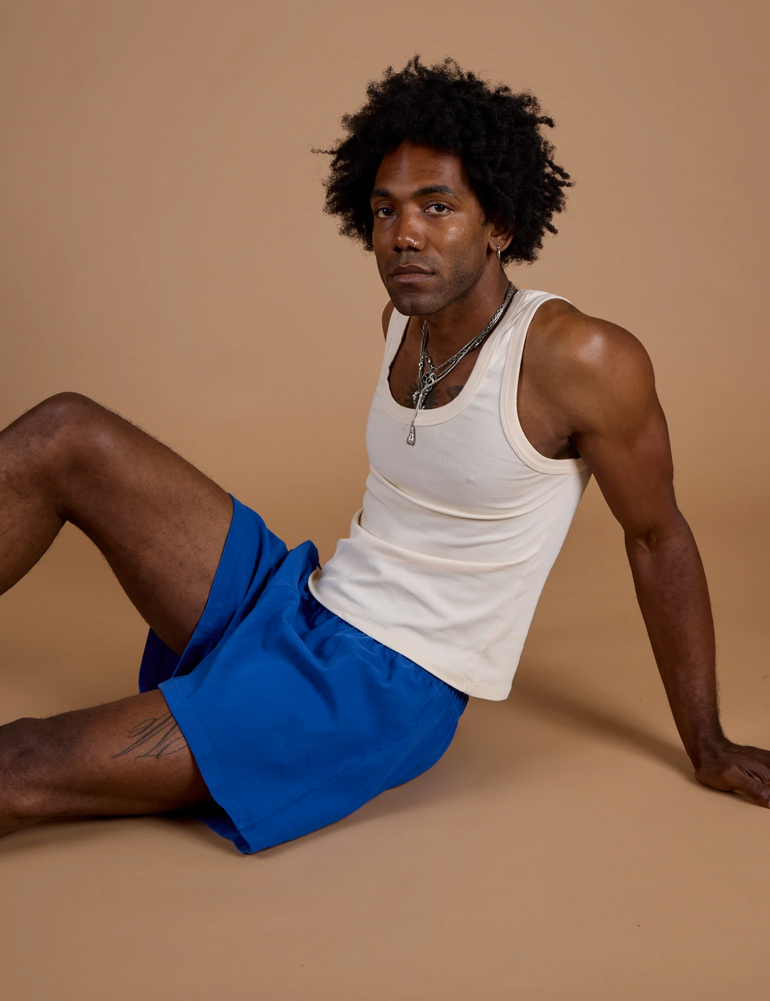 TRY-A-STYLE - Athletic Shorts - Royal Blue *FINAL SALE* - Image 21