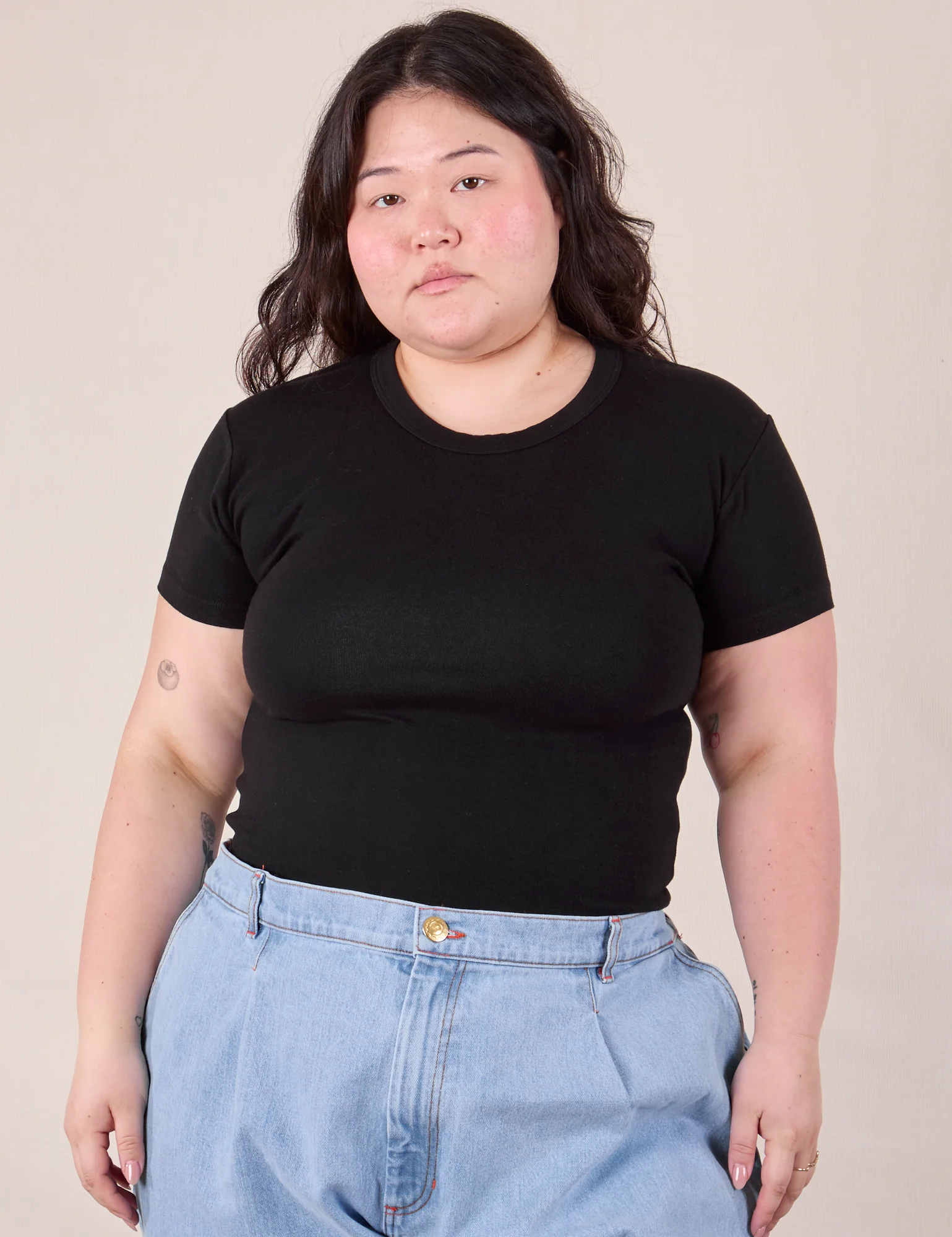 Baby Tee - Basic Black - Image 11