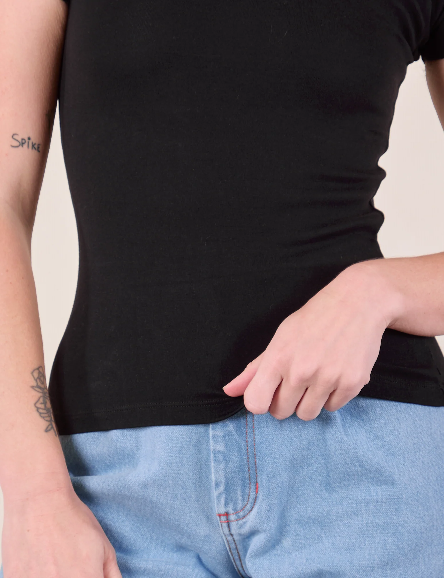 Baby Tee - Basic Black - Image 4