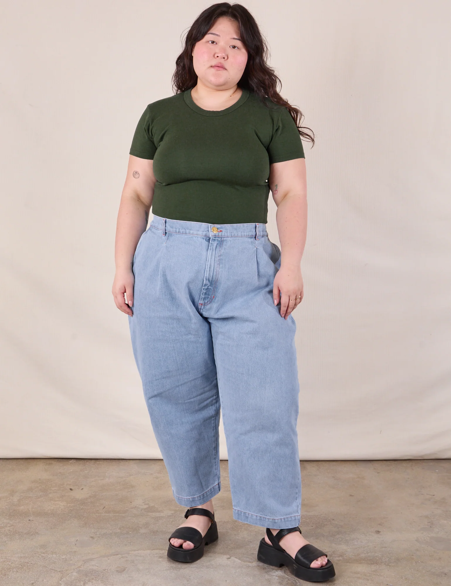 Baby Tee - Swamp Green - Image 5