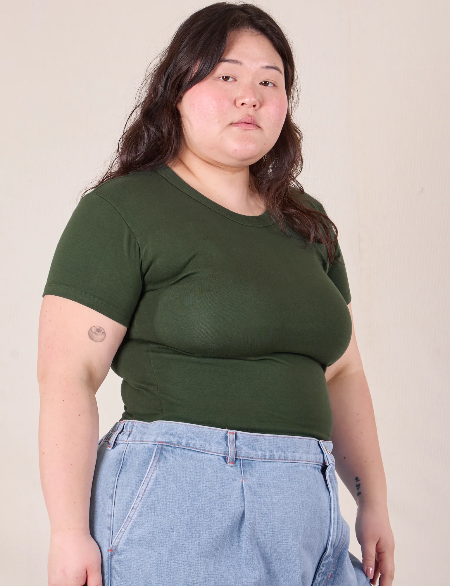 Baby Tee - Swamp Green - Image 6