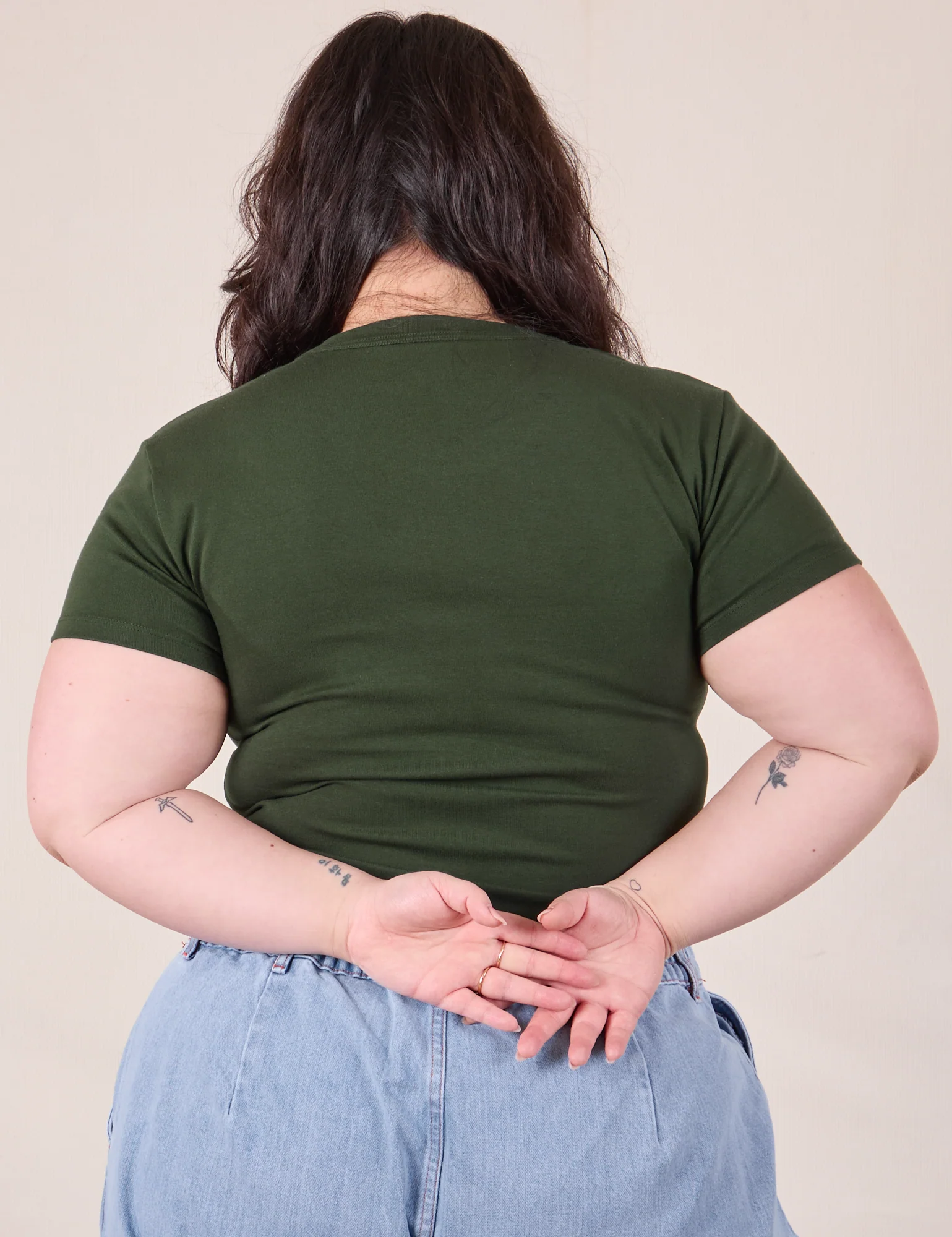 Baby Tee - Swamp Green - Image 7