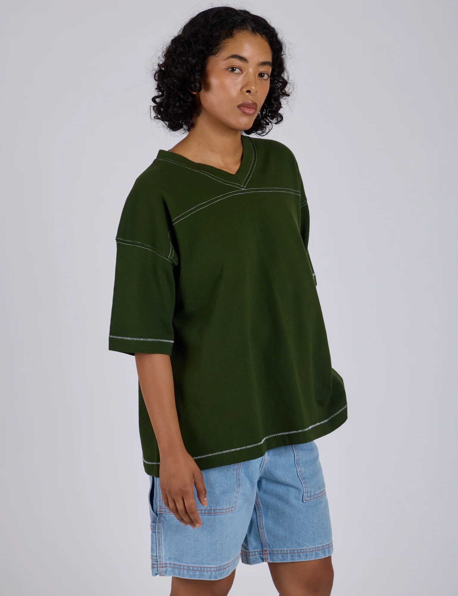 Burly Jersey - Evergreen - Image 3