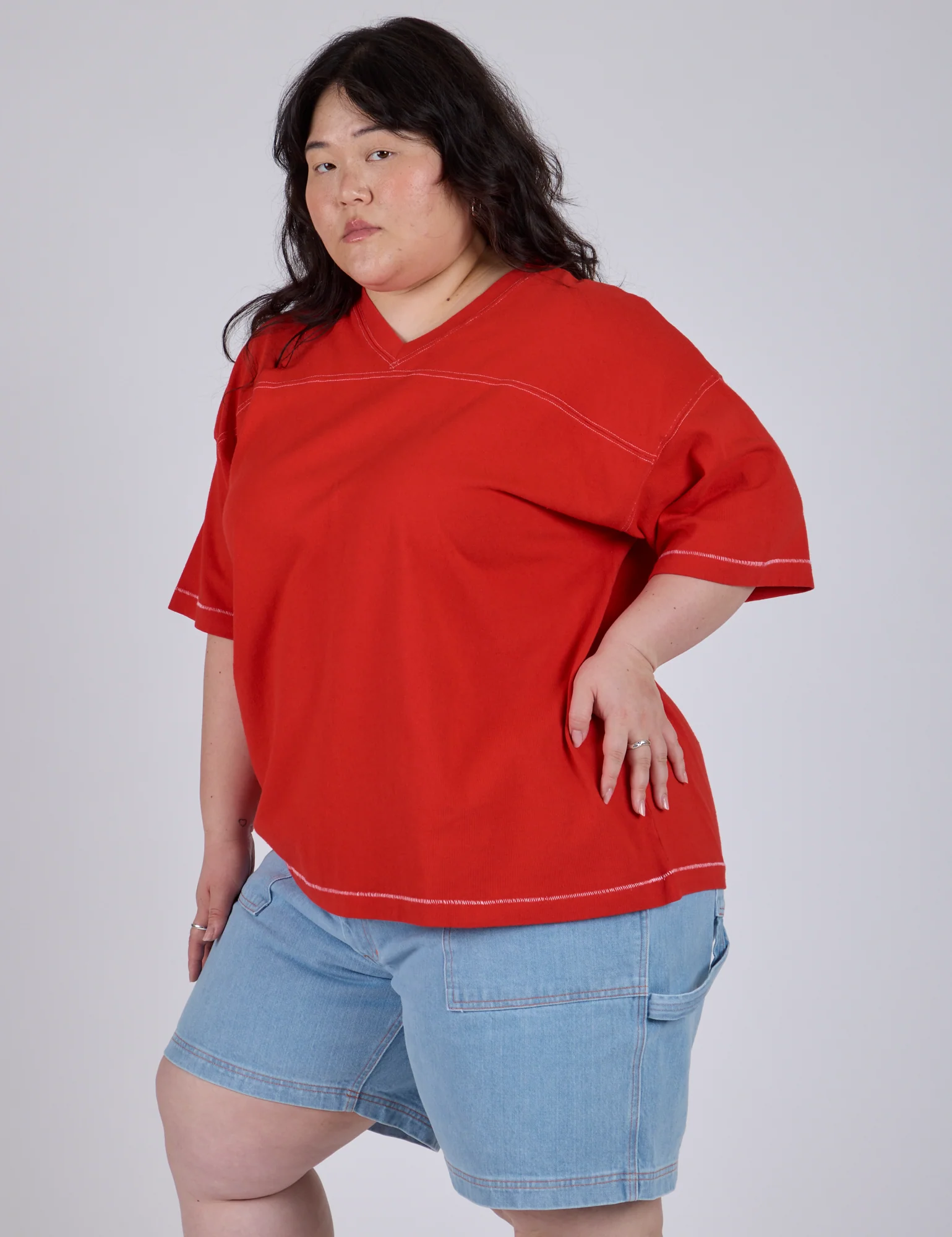 Burly Jersey - Mustang Red - Image 21