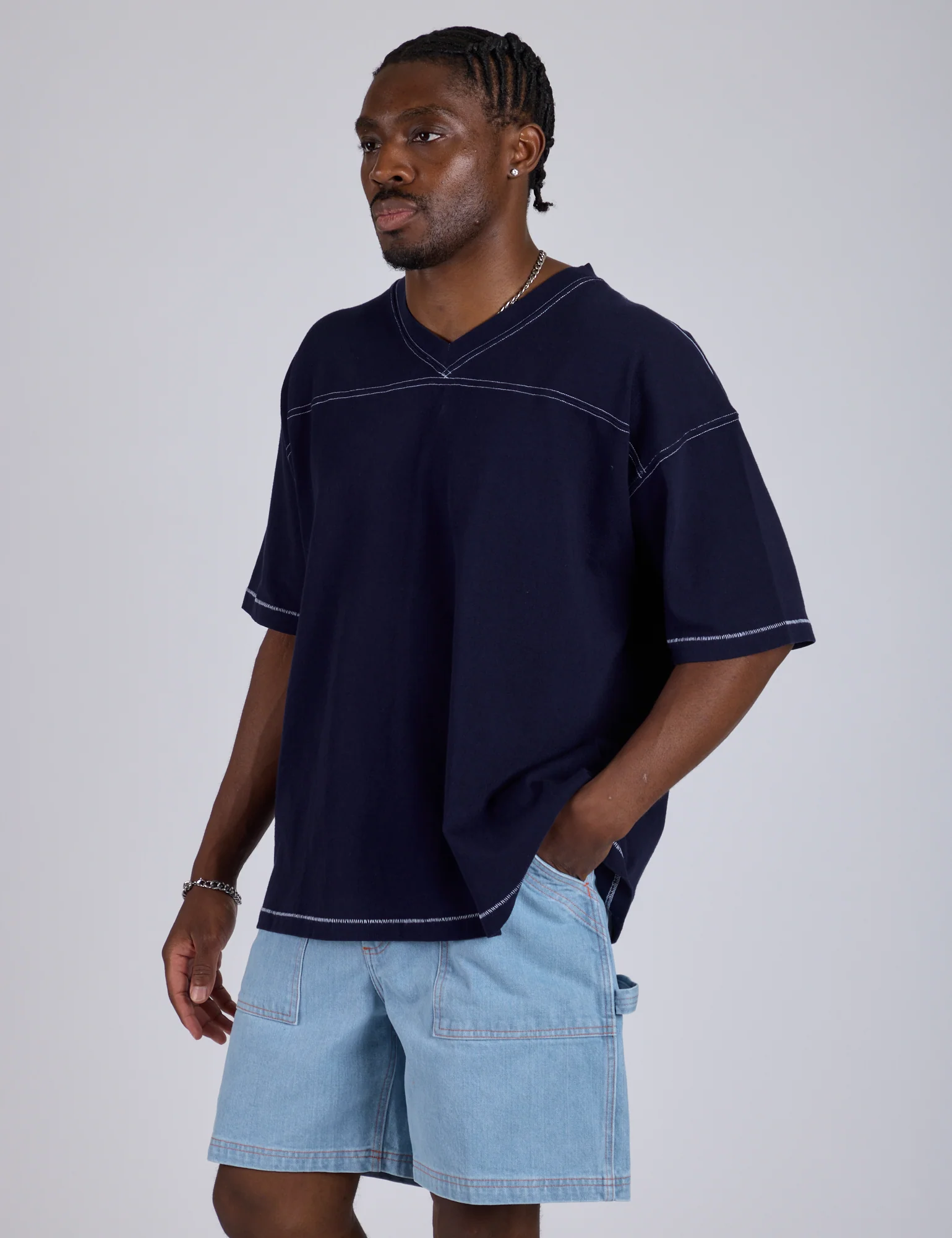 Burly Jersey - Navy - Image 13
