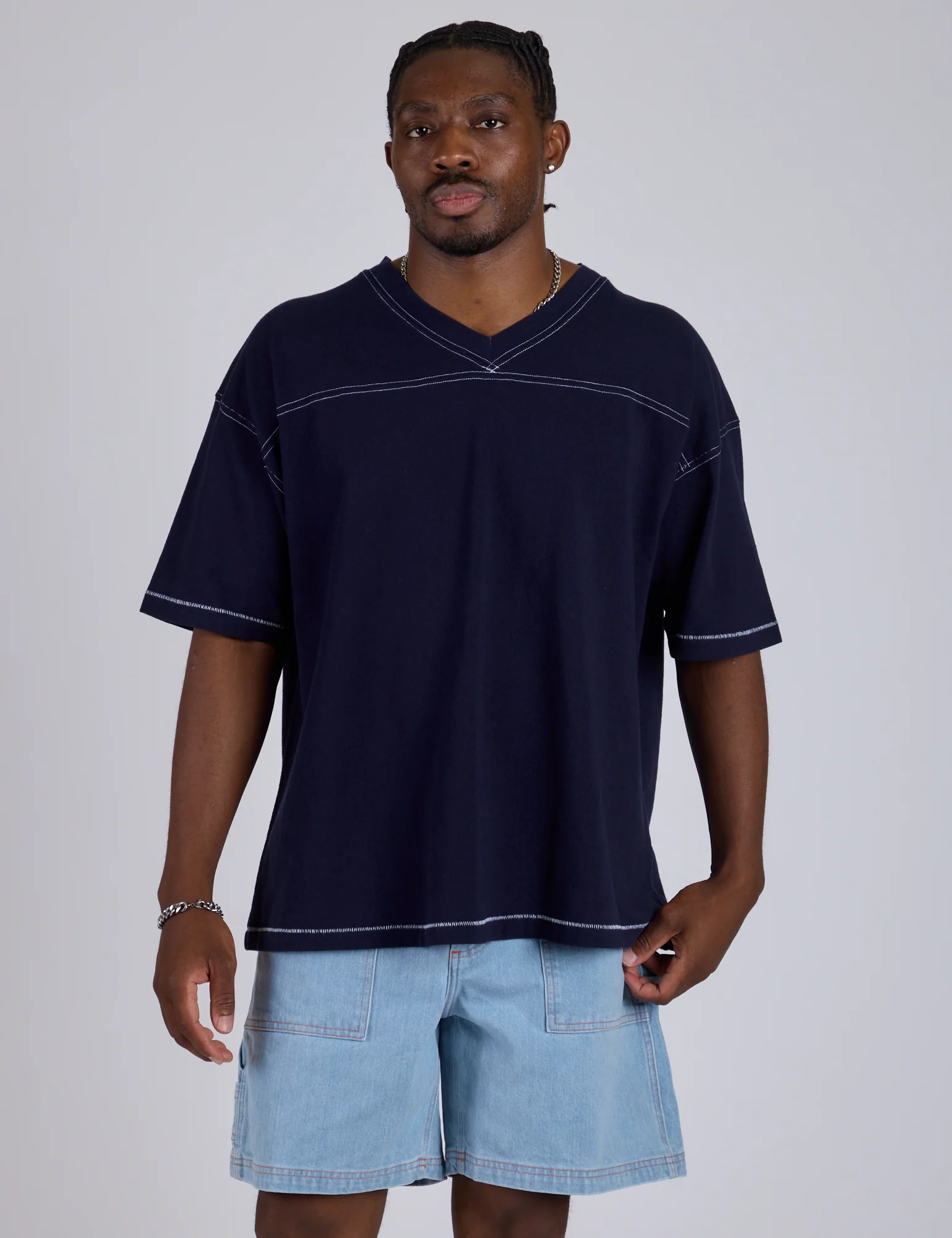 Burly Jersey - Navy - Image 9