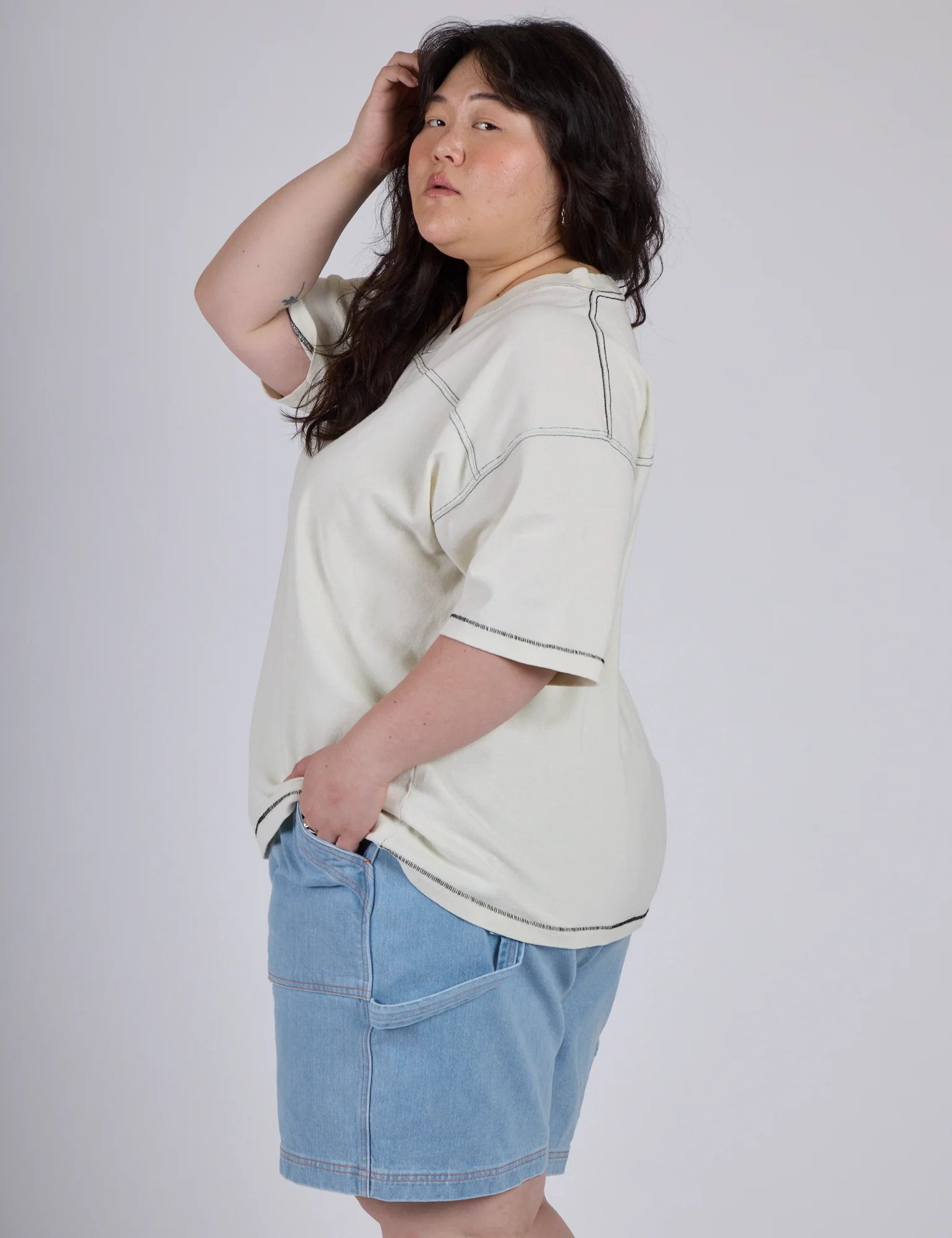 Burly Jersey - Vintage Tee White - Image 13