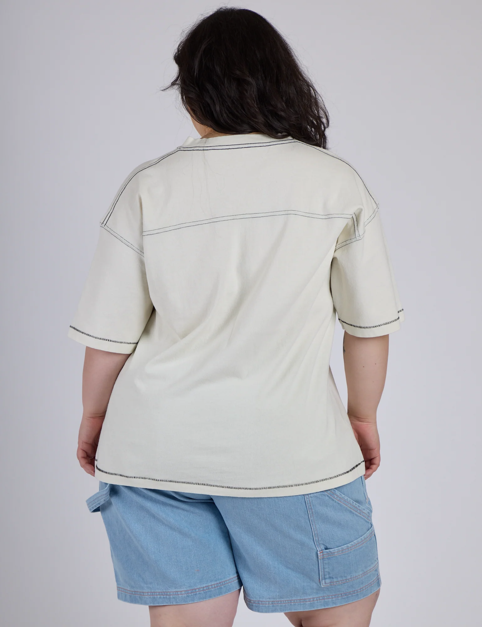 Burly Jersey - Vintage Tee White - Image 14