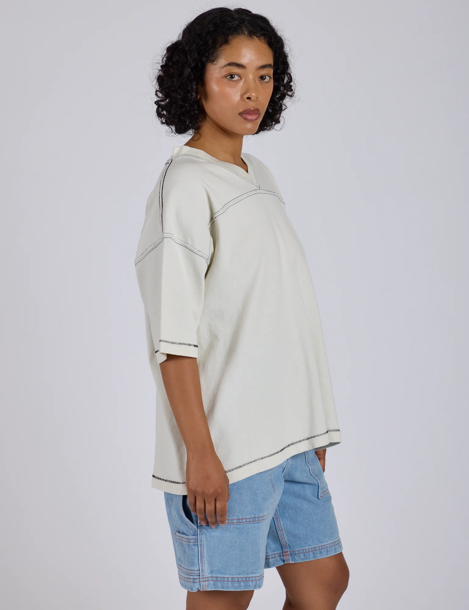 Burly Jersey - Vintage Tee White - Image 19