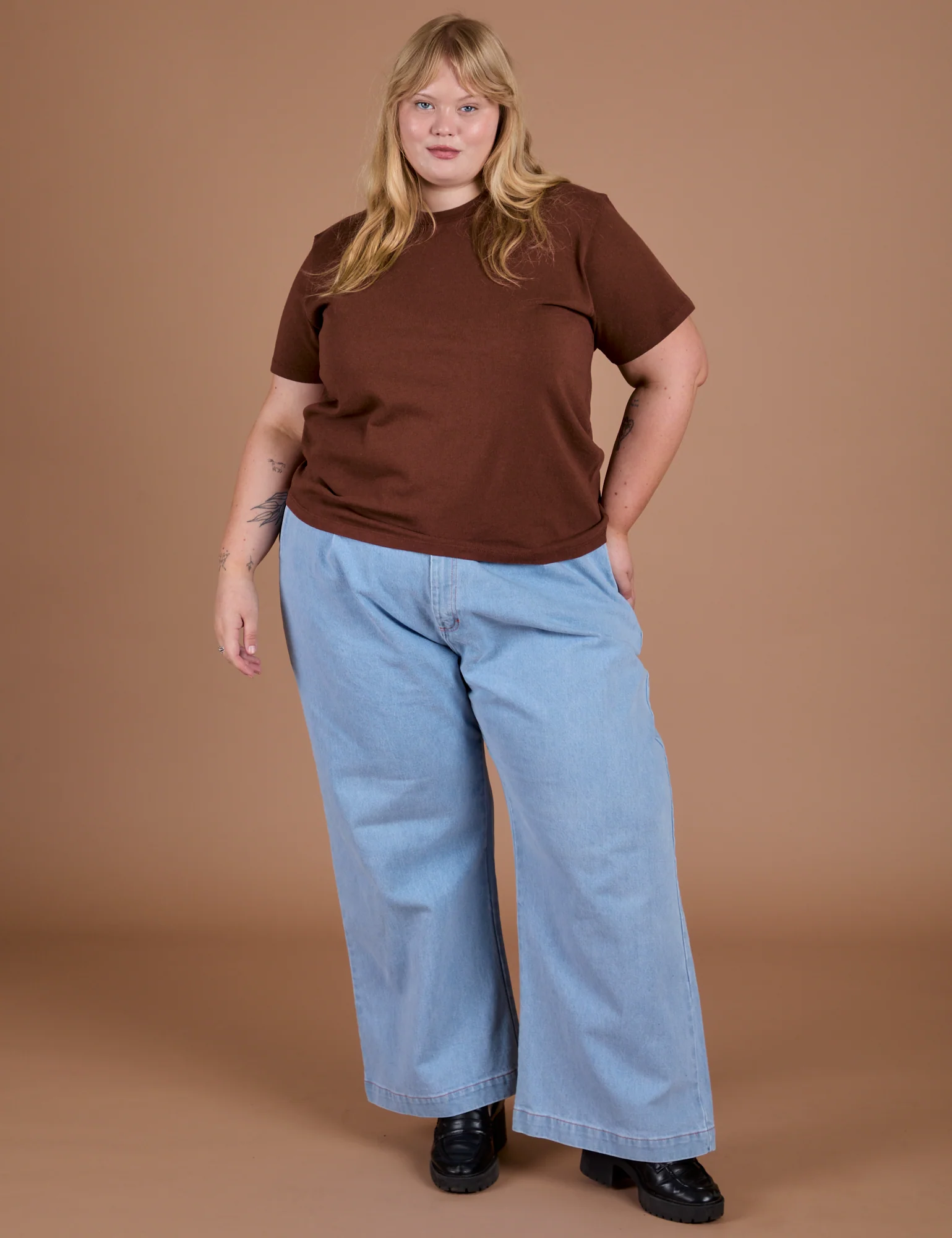 Burly Tee - Fudgesicle Brown - Image 11