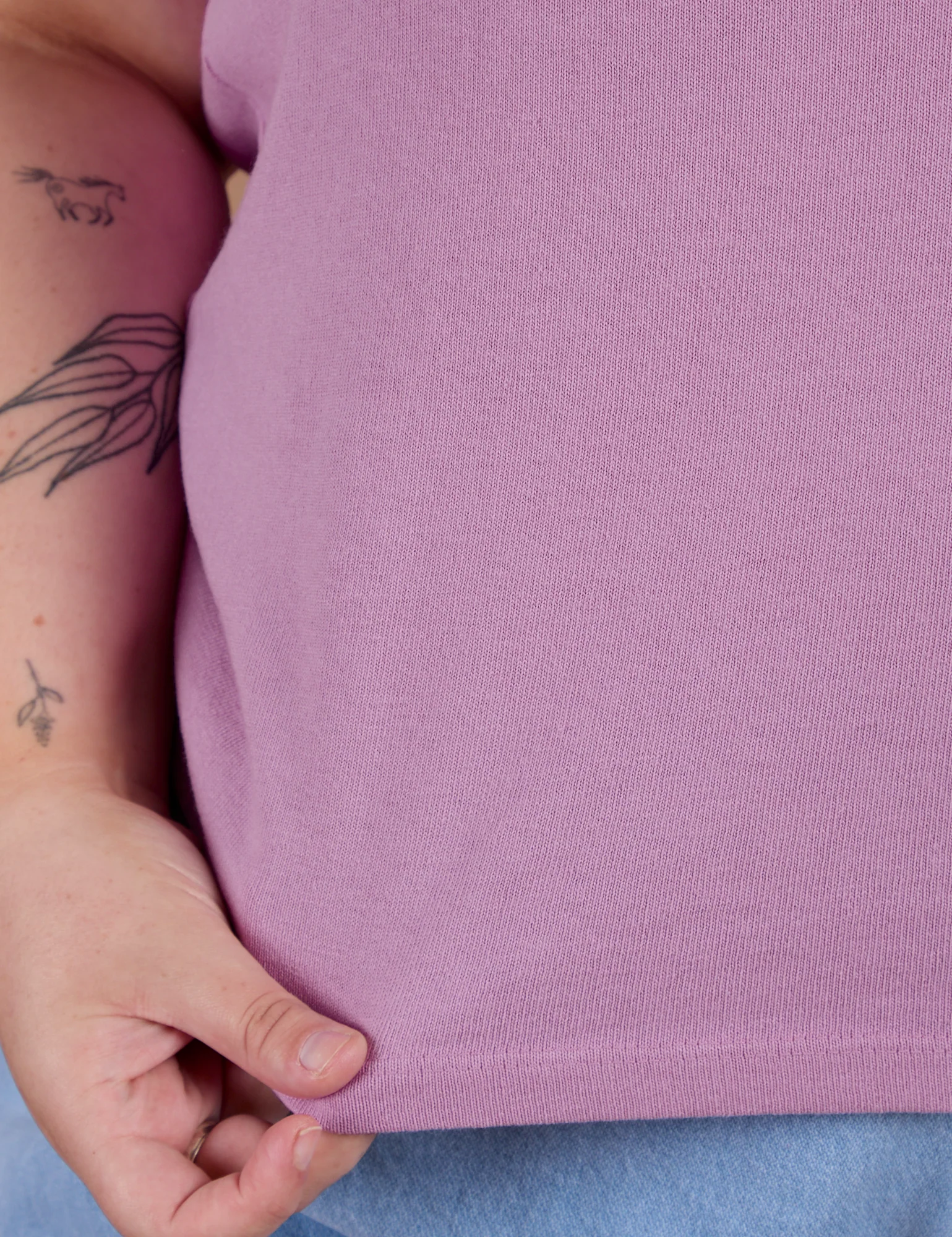 Burly Tee - Lilac Purple - Image 4