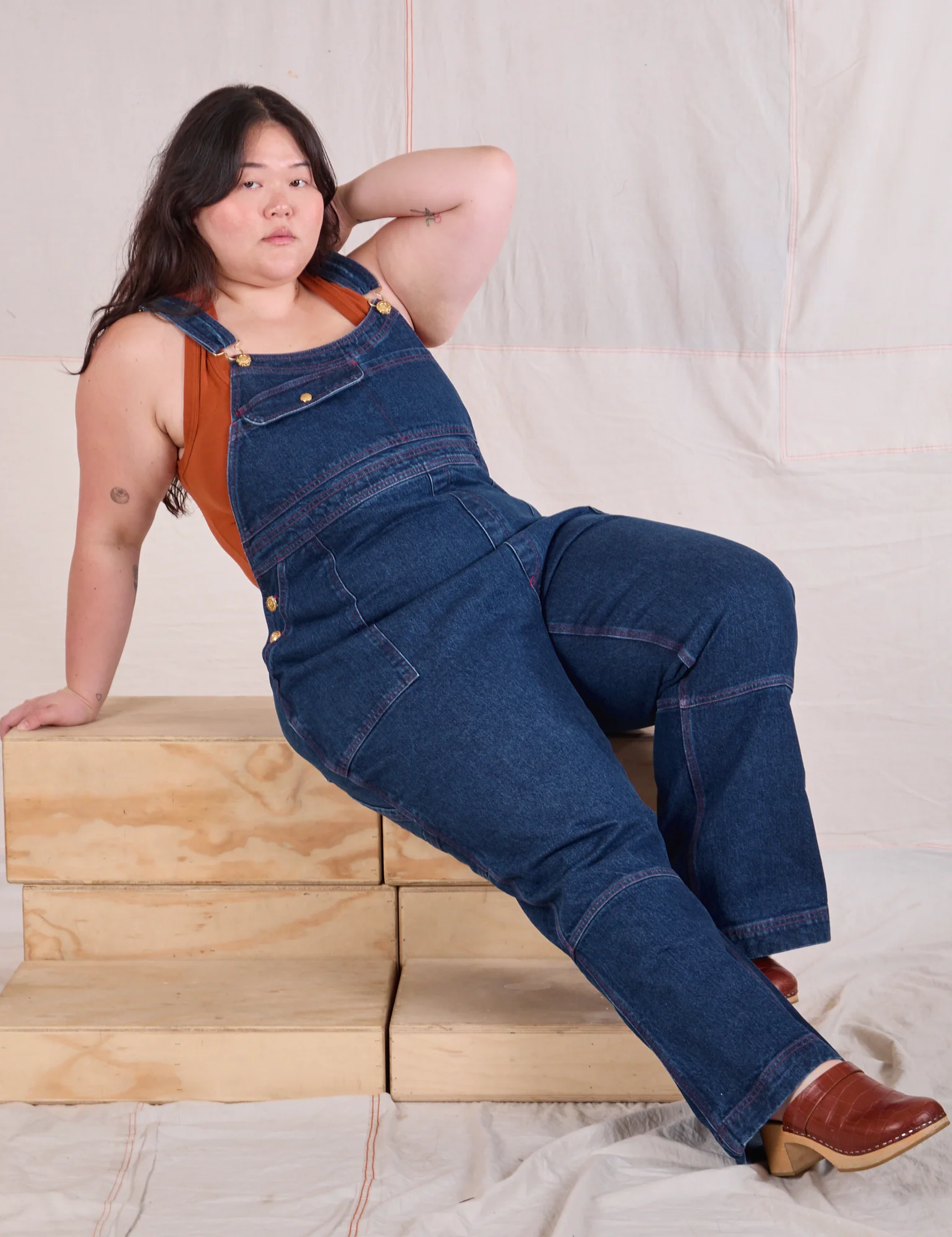 Carpenter Overalls - Dark Wash *FINAL SALE* - Image 10