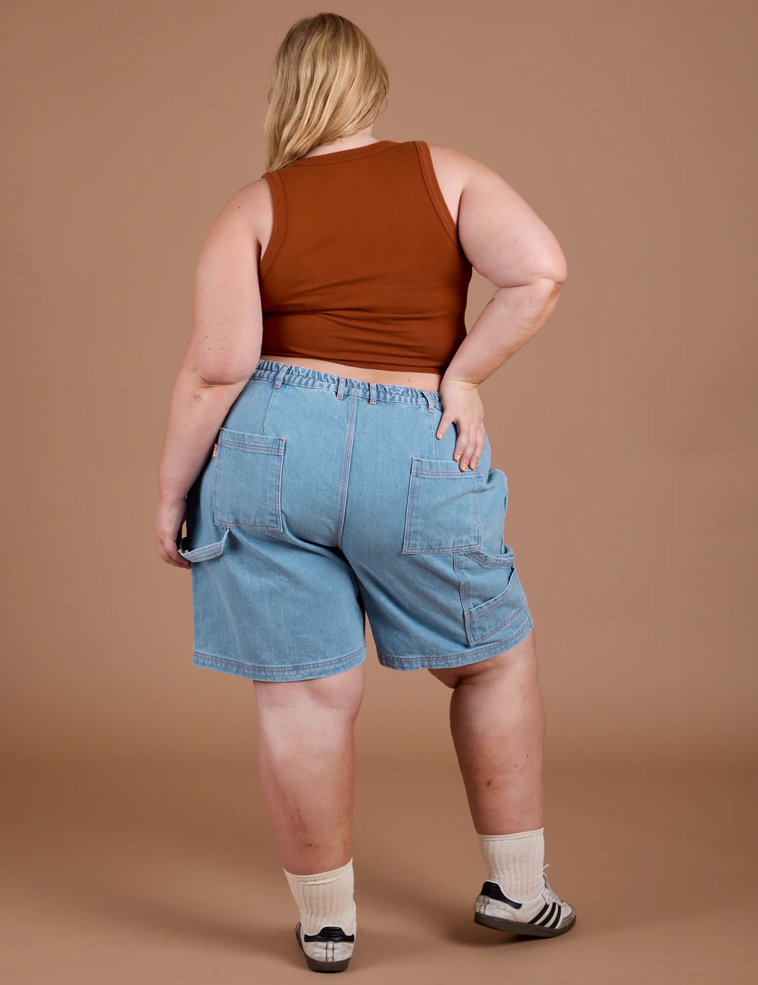 Carpenter Shorts - Light Wash - Image 17
