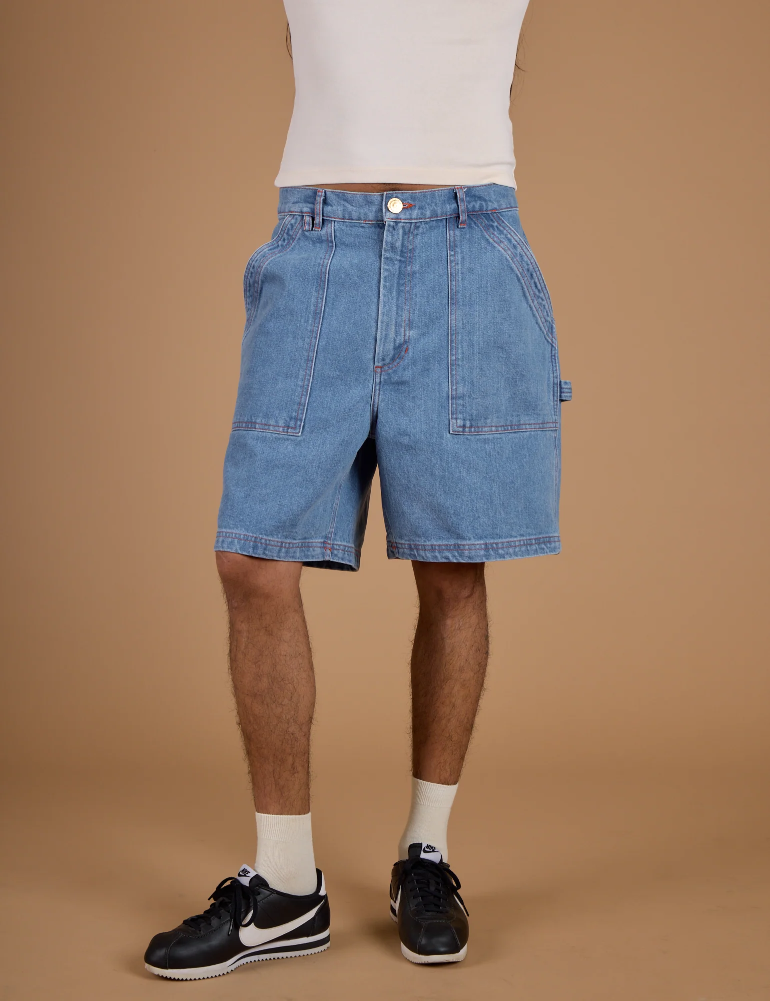 Carpenter Shorts - Medium Wash - Image 13