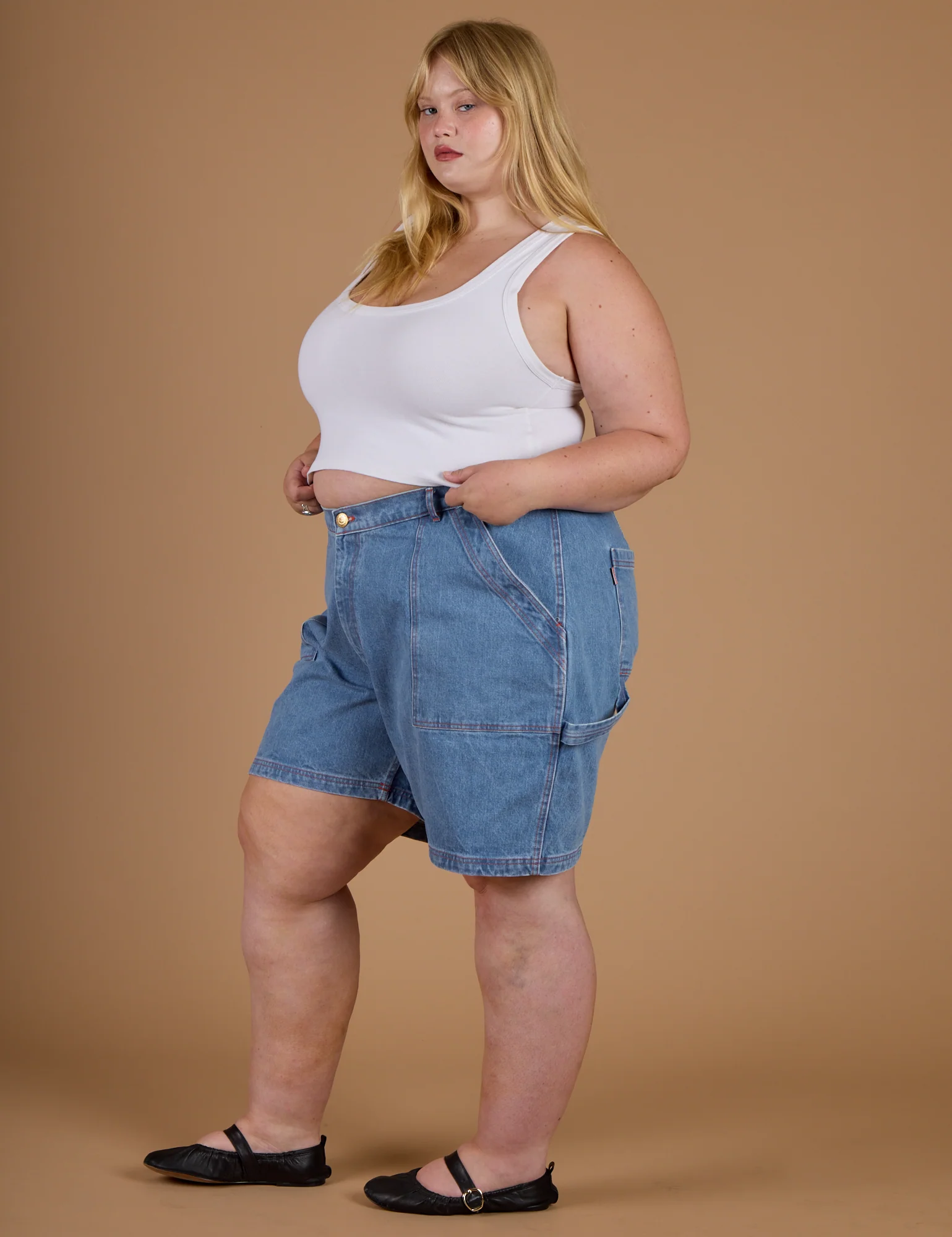 Carpenter Shorts - Medium Wash - Image 4