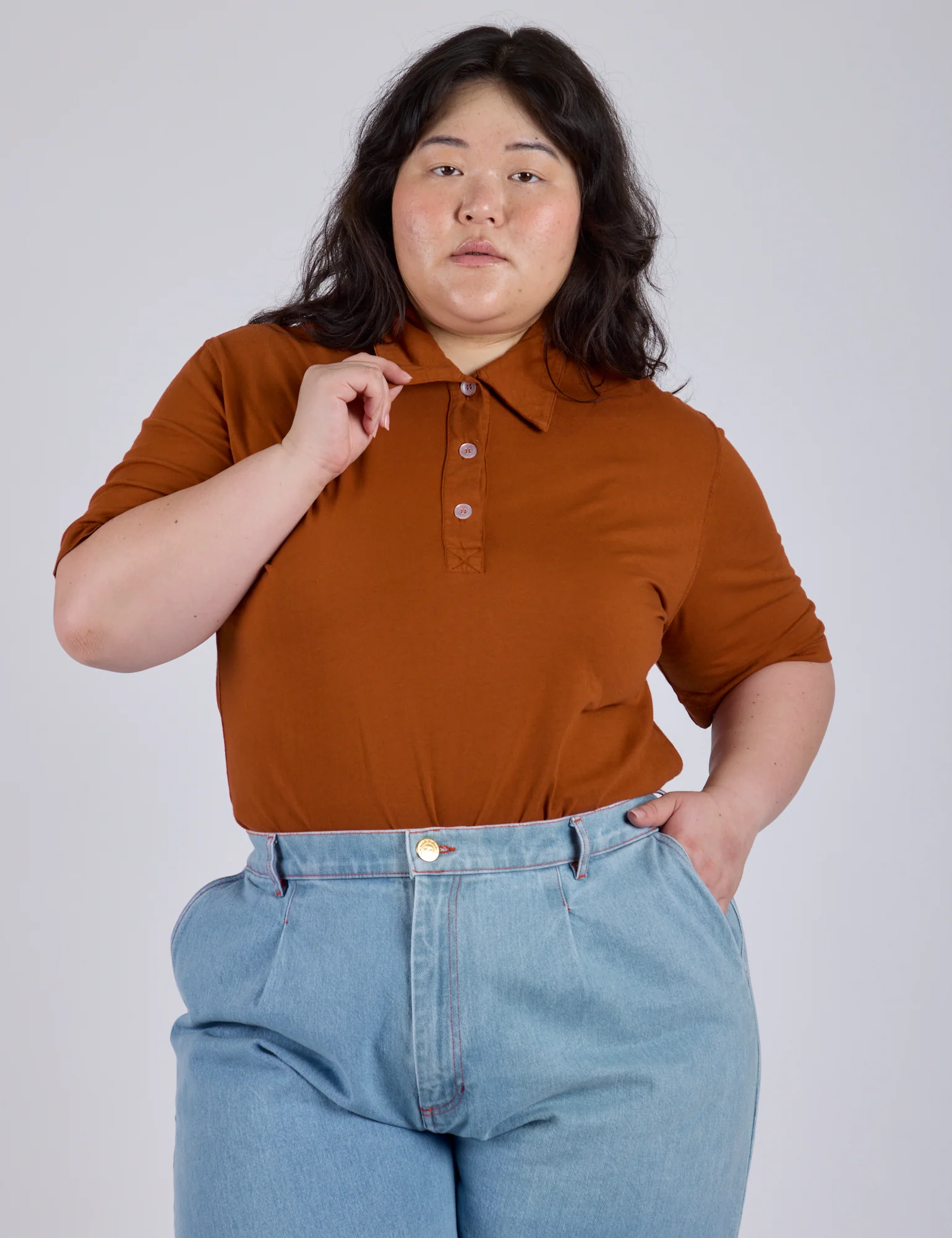 Classic Polo - Burnt Terracotta - Image 11
