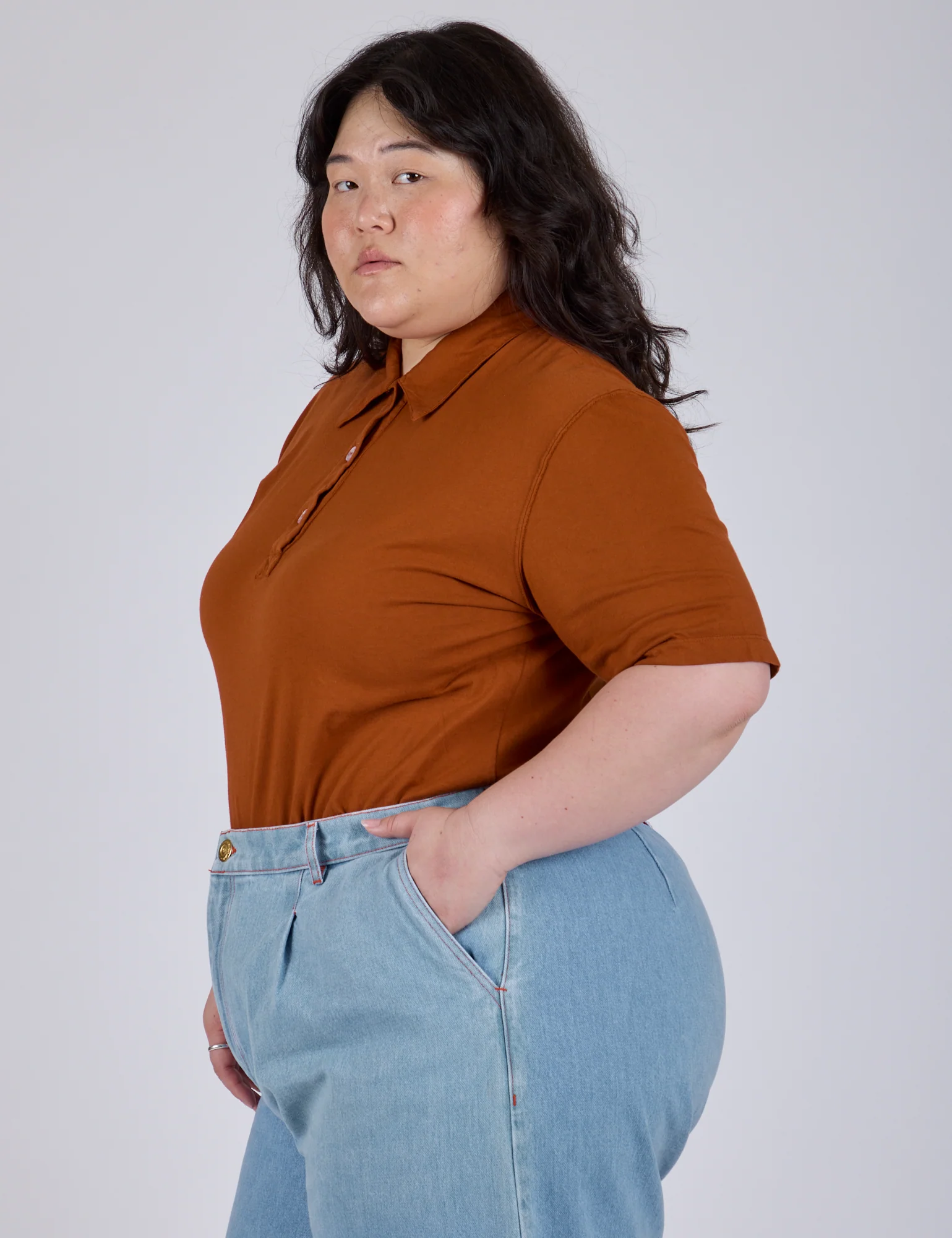 Classic Polo - Burnt Terracotta - Image 12