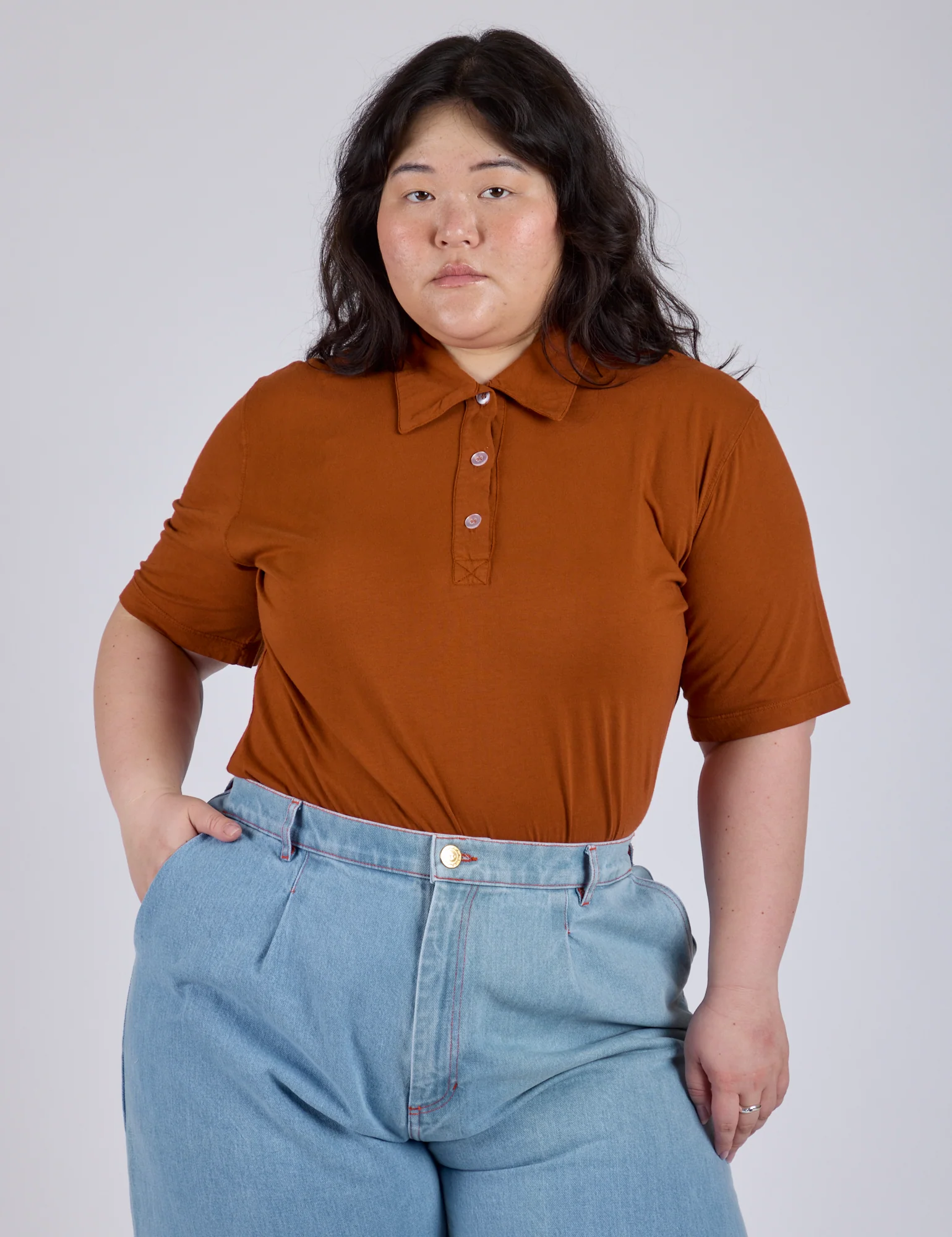 Classic Polo - Burnt Terracotta - Image 8