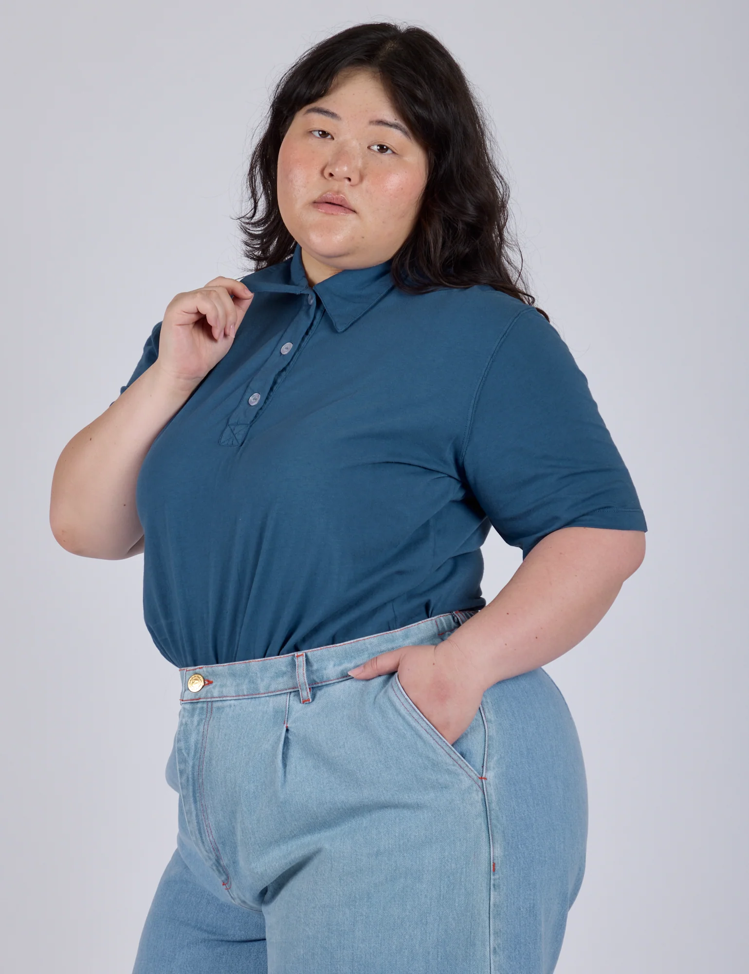 Classic Polo - French Blue - Image 10