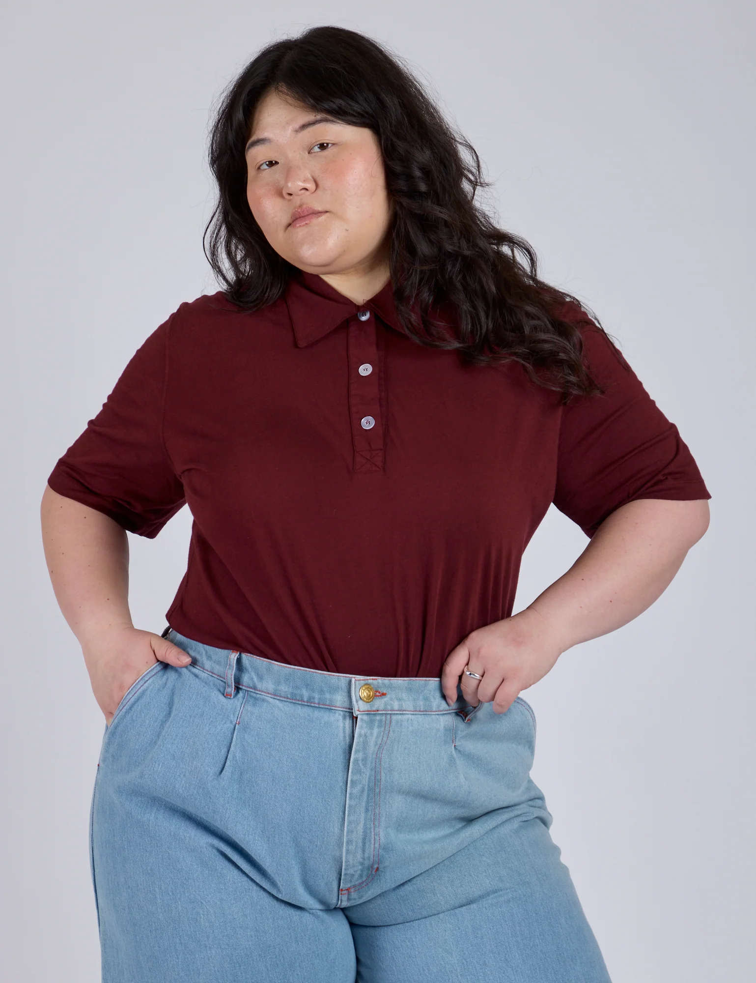 Classic Polo - Red Wine - Image 3