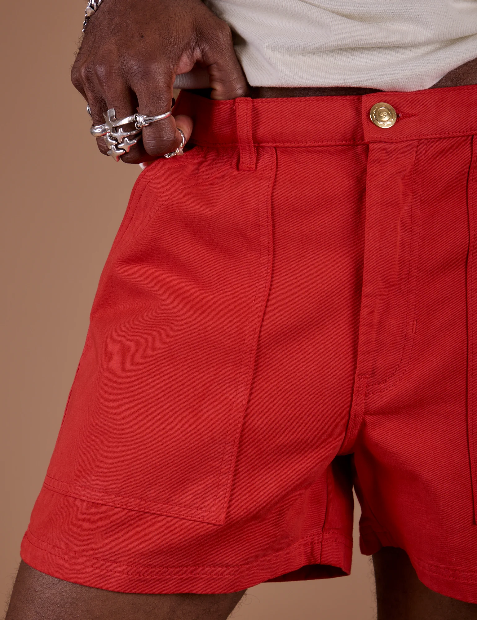 Classic Work Shorts - Mustang Red - Image 9