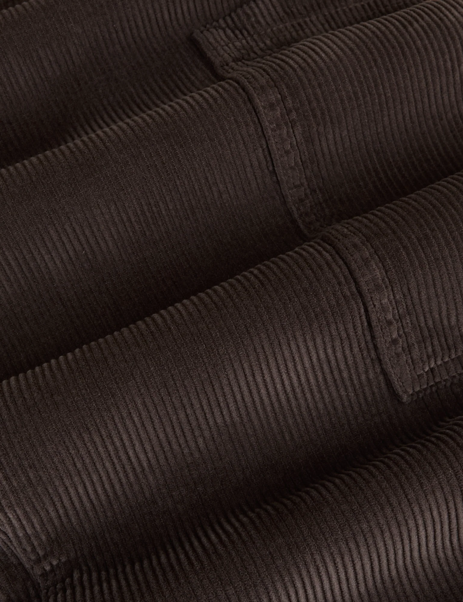 Corduroy Drop Pocket Cargo Pants - Espresso Brown - Image 2