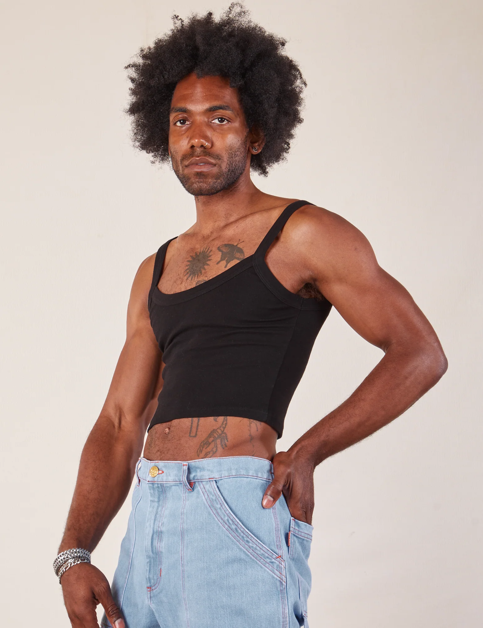 Cropped Cami - Basic Black *FINAL SALE* - Image 10