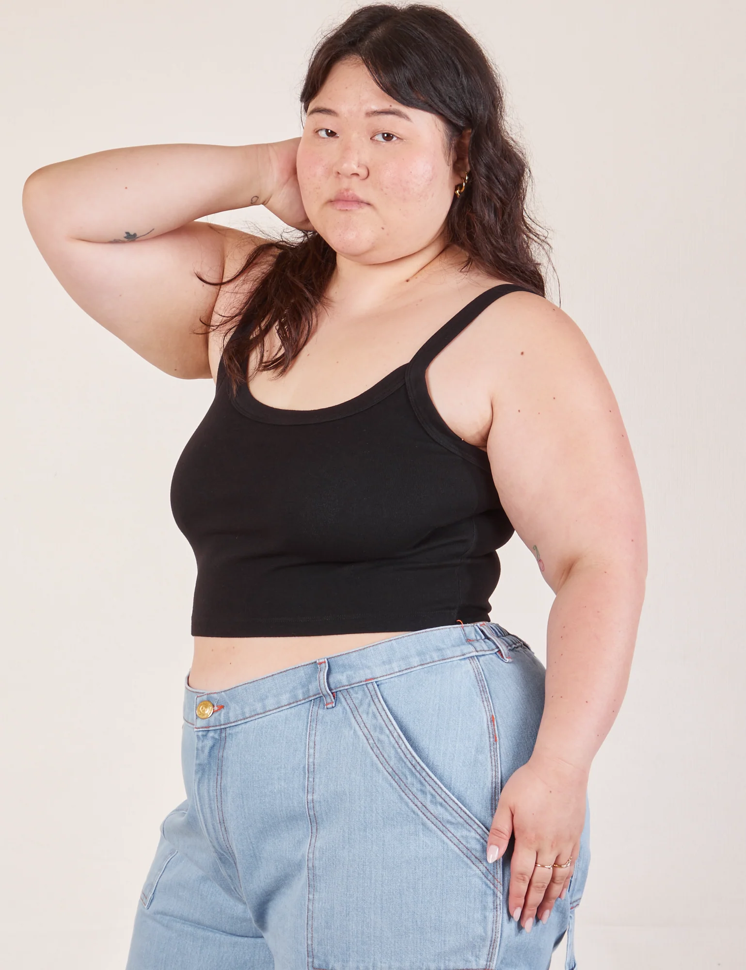 Cropped Cami - Basic Black *FINAL SALE* - Image 15