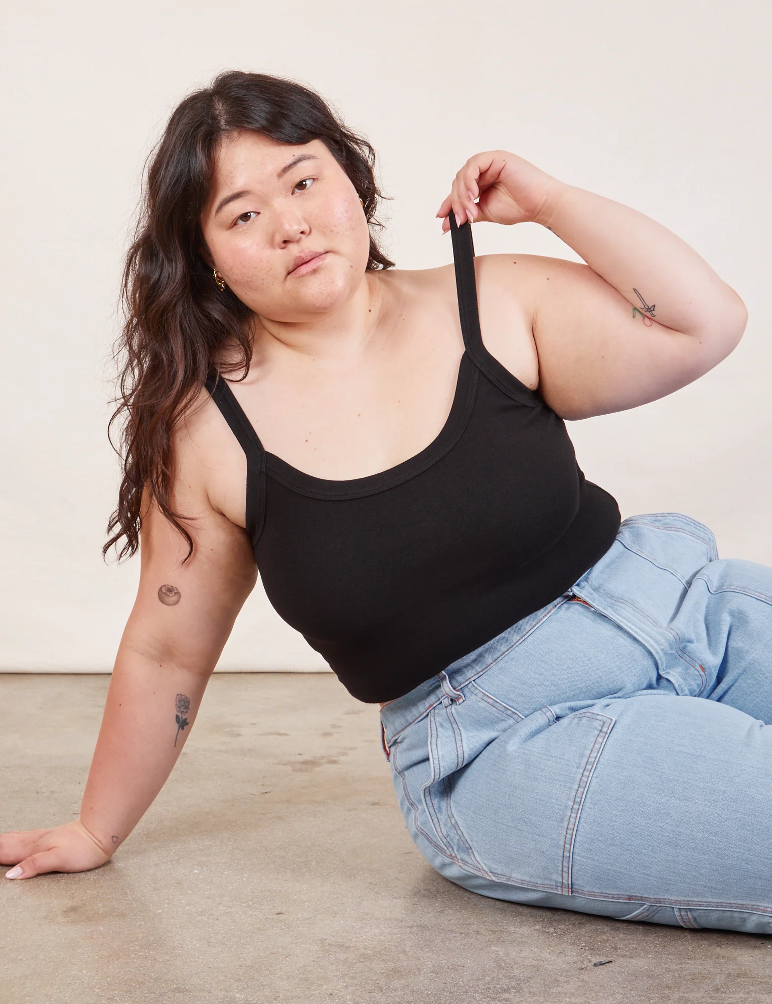 Cropped Cami - Basic Black *FINAL SALE* - Image 17