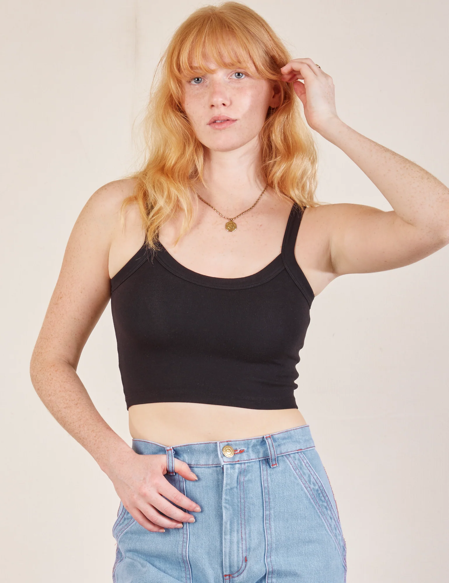 Cropped Cami - Basic Black *FINAL SALE* - Image 18