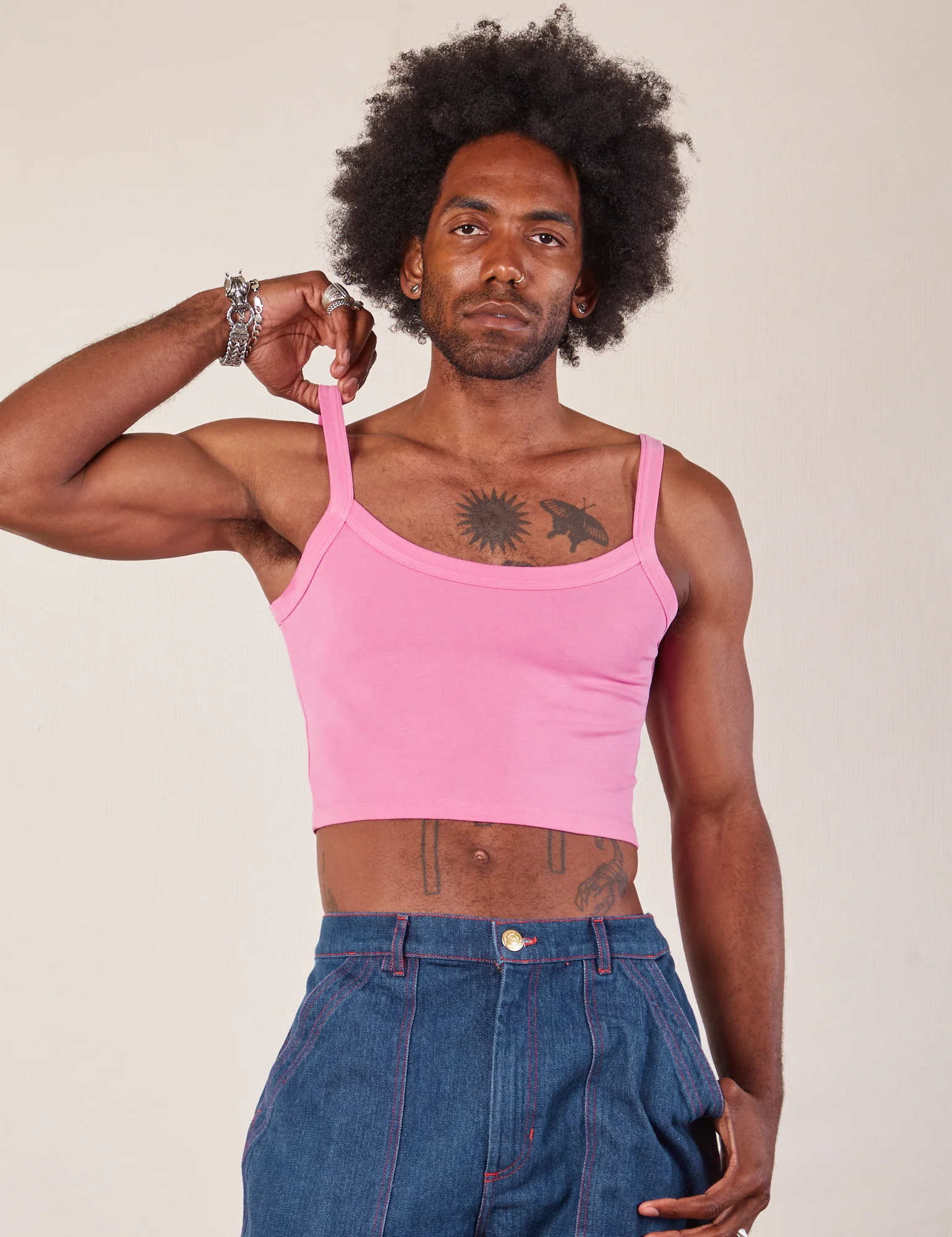 Cropped Cami - Bubblegum Pink *FINAL SALE* - Image 12