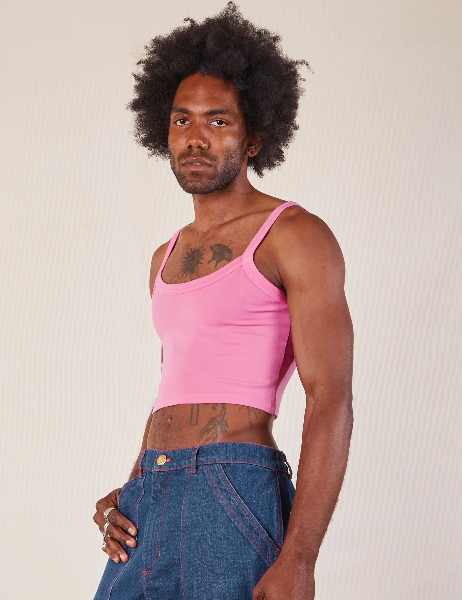 Cropped Cami - Bubblegum Pink *FINAL SALE* - Image 13