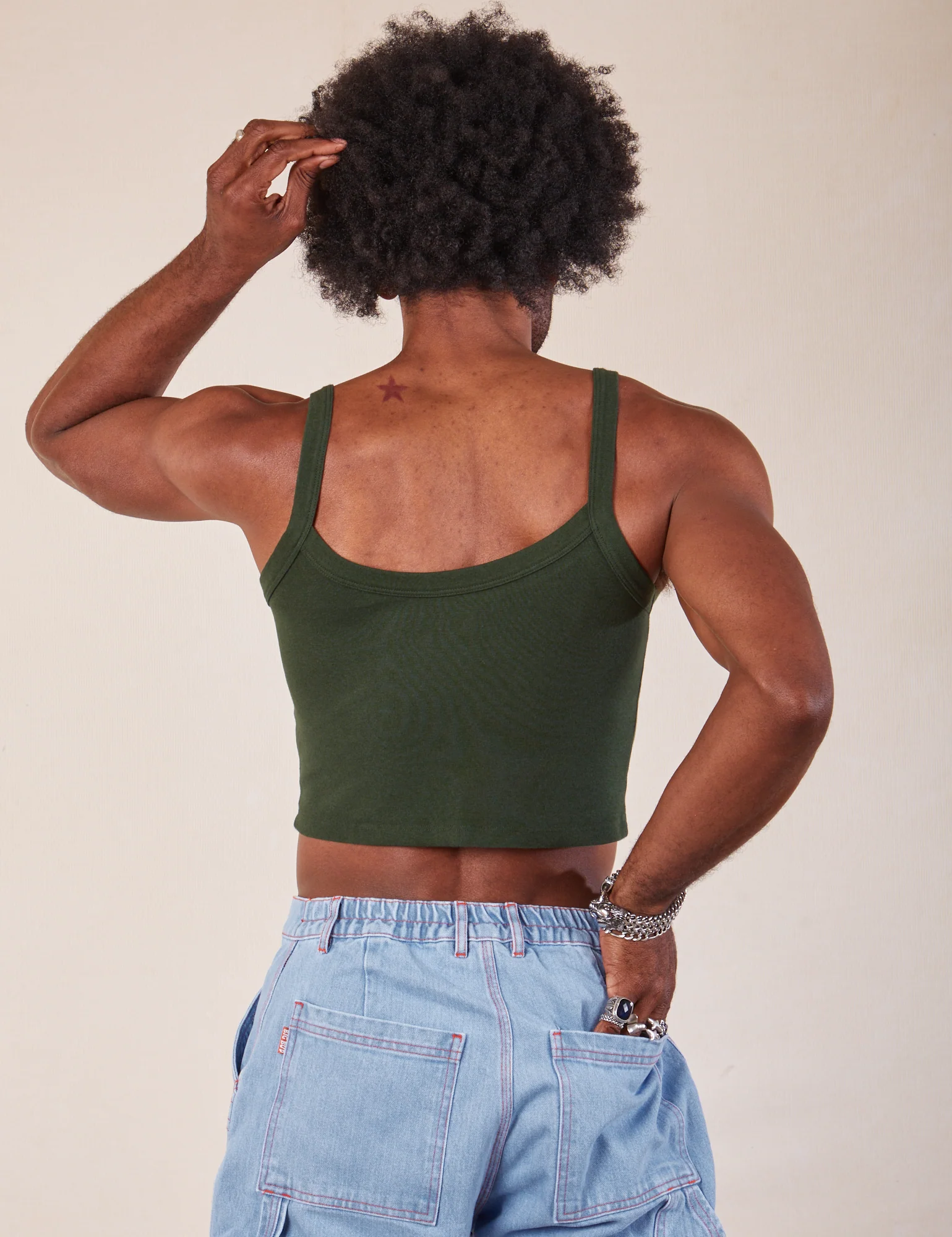 Cropped Cami - Swamp Green *FINAL SALE* - Image 16