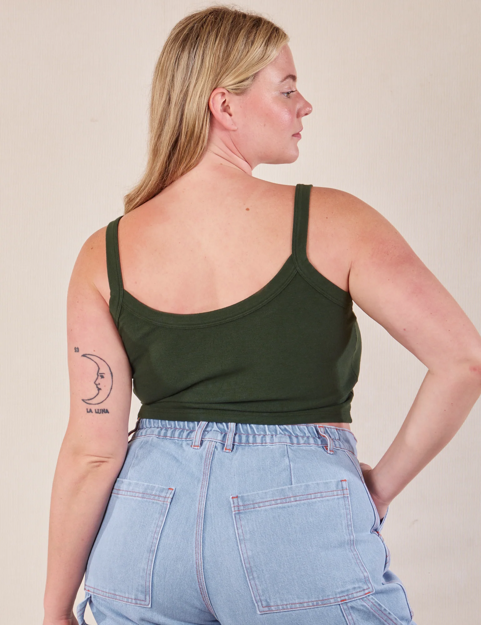 Cropped Cami - Swamp Green *FINAL SALE* - Image 22