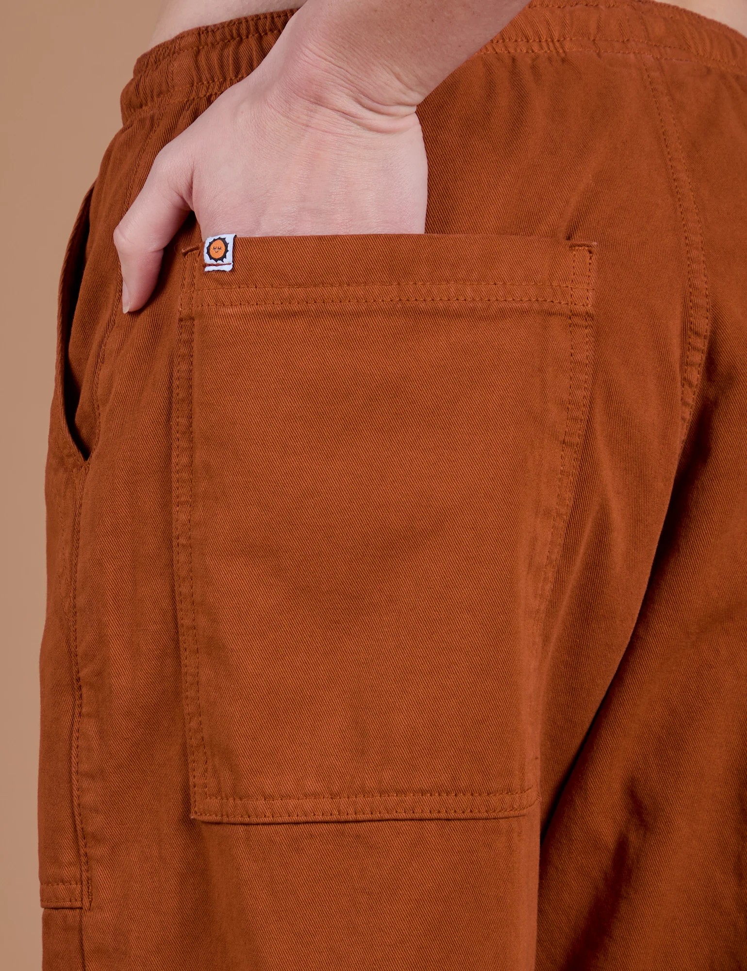 Drop Pocket Cargo Pants - Burnt Terracotta - Image 14