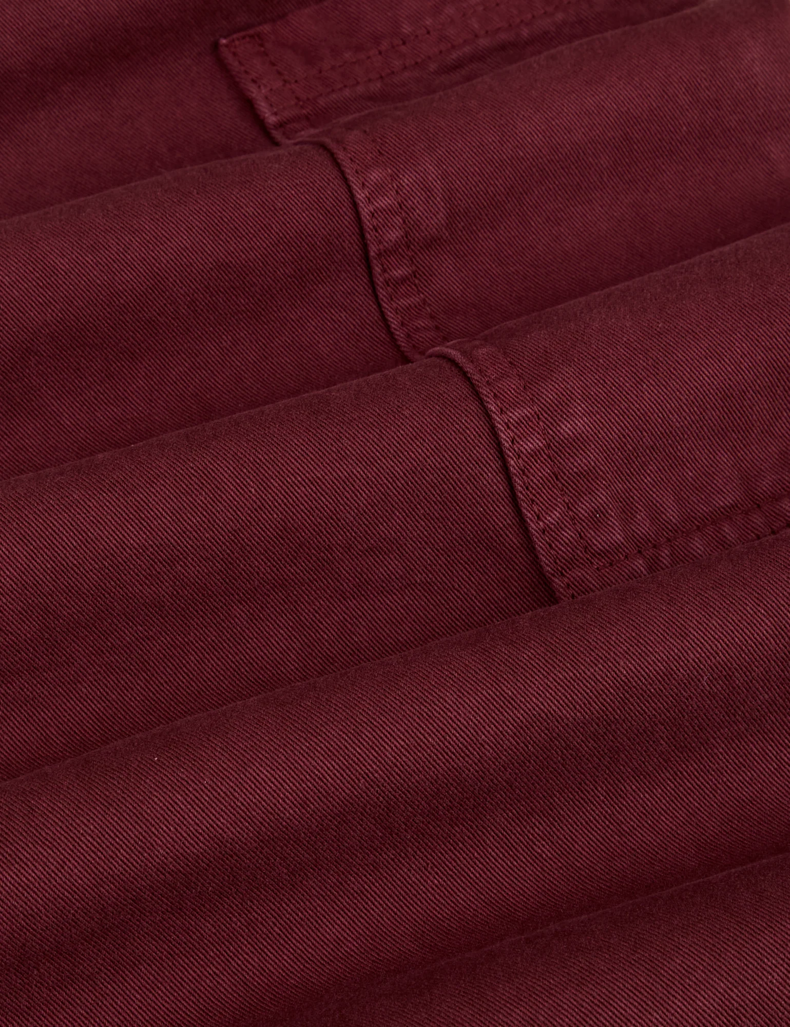 Drop Pocket Cargo Pants - Red Wine - Image 2
