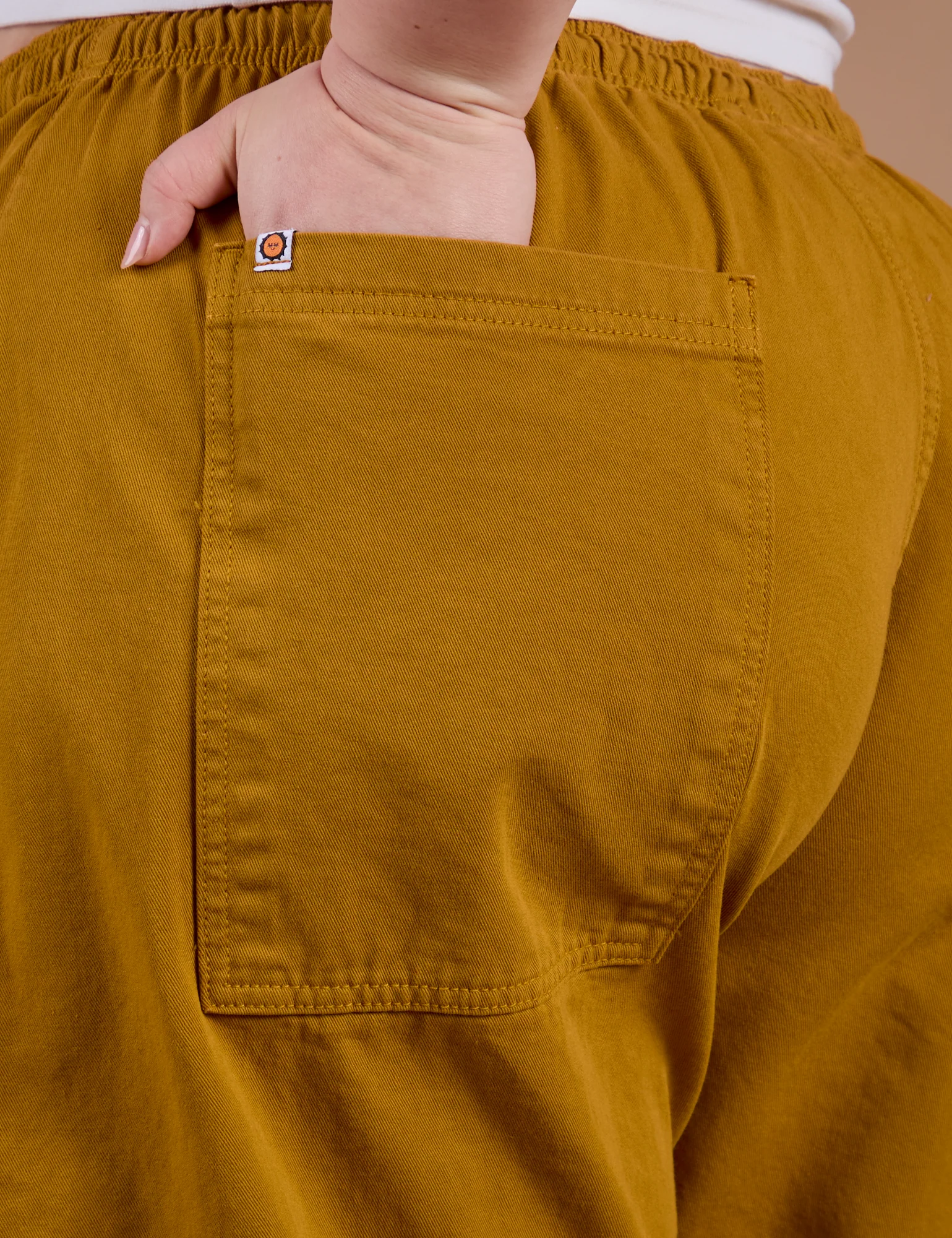 Drop Pocket Cargo Pants - Spicy Mustard - Image 16