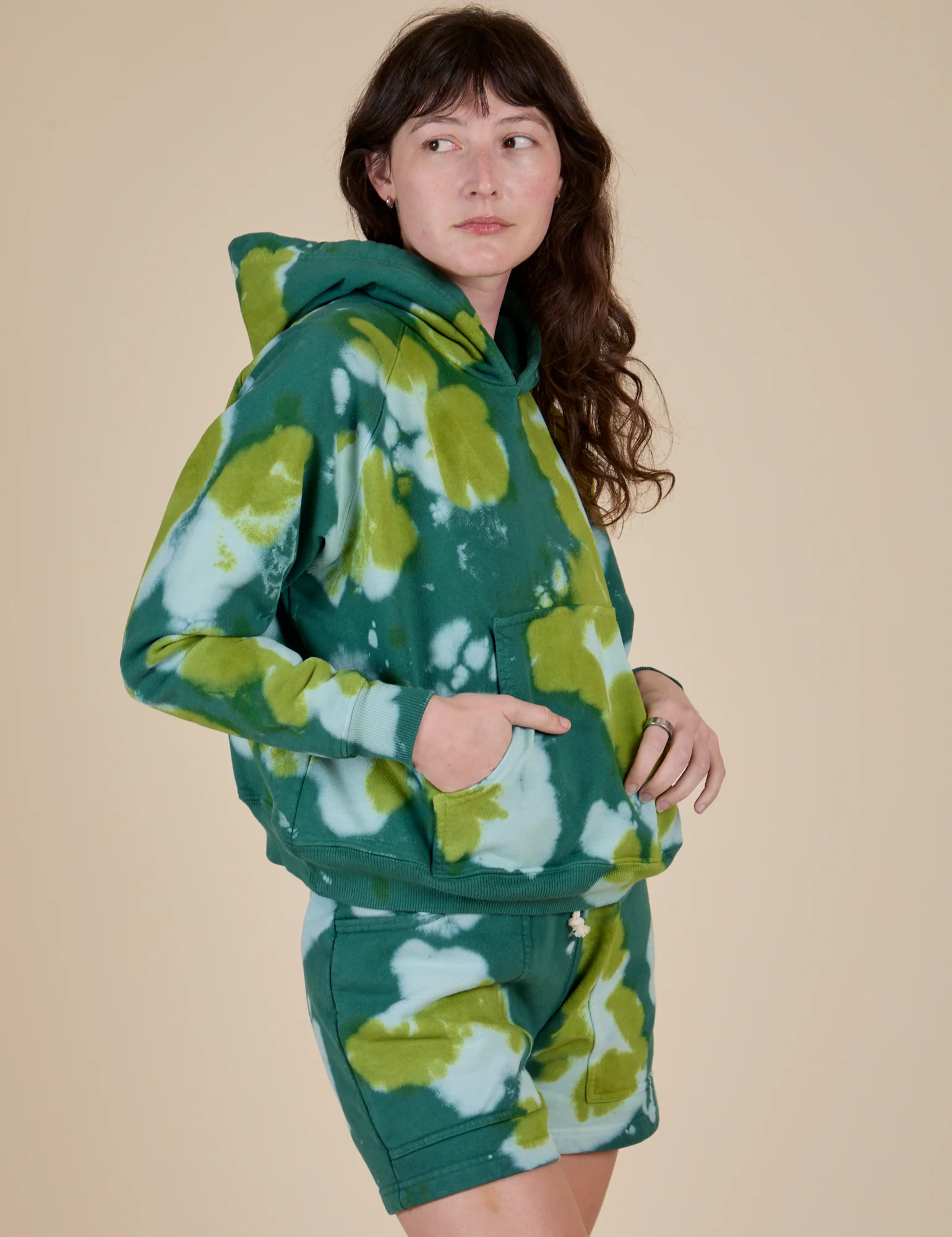 Heavyweight Oversized Hoodie - Green Magic Waters - Image 14