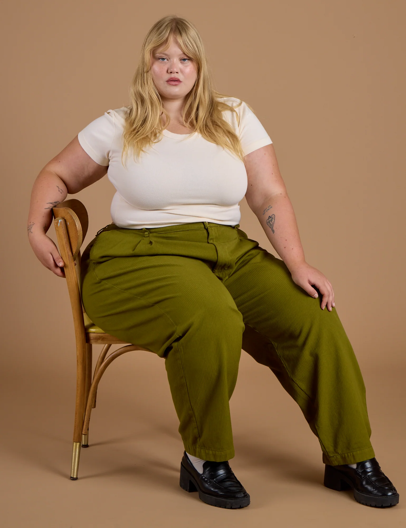 Heritage Trousers - Olive Green - Image 16