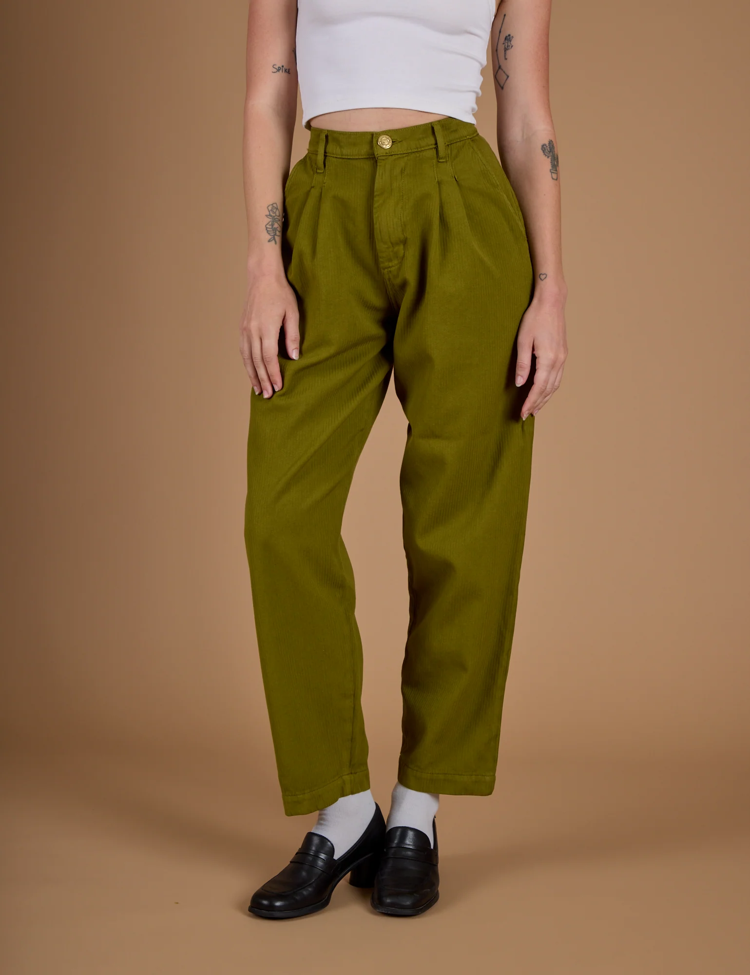 Heritage Trousers - Olive Green - Image 6
