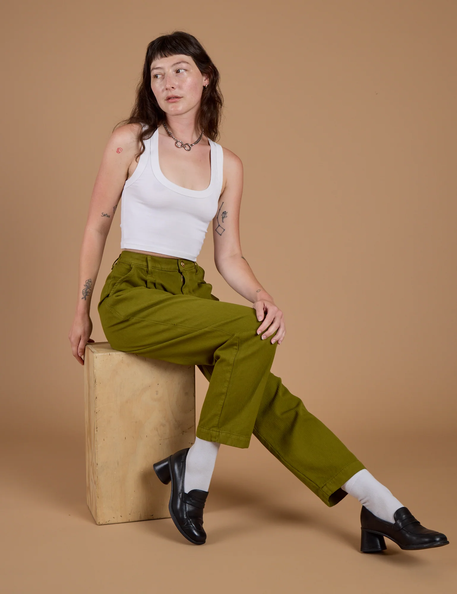 Heritage Trousers - Olive Green - Image 9
