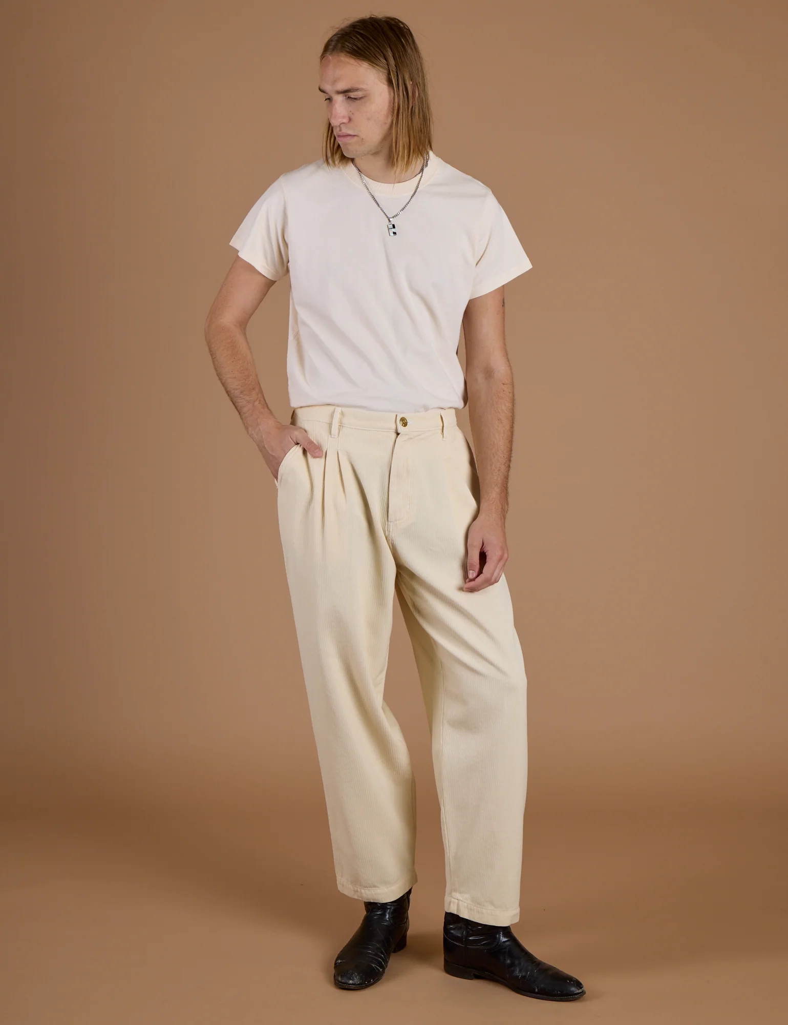 Heritage Trousers - Vintage Off-White - Image 18