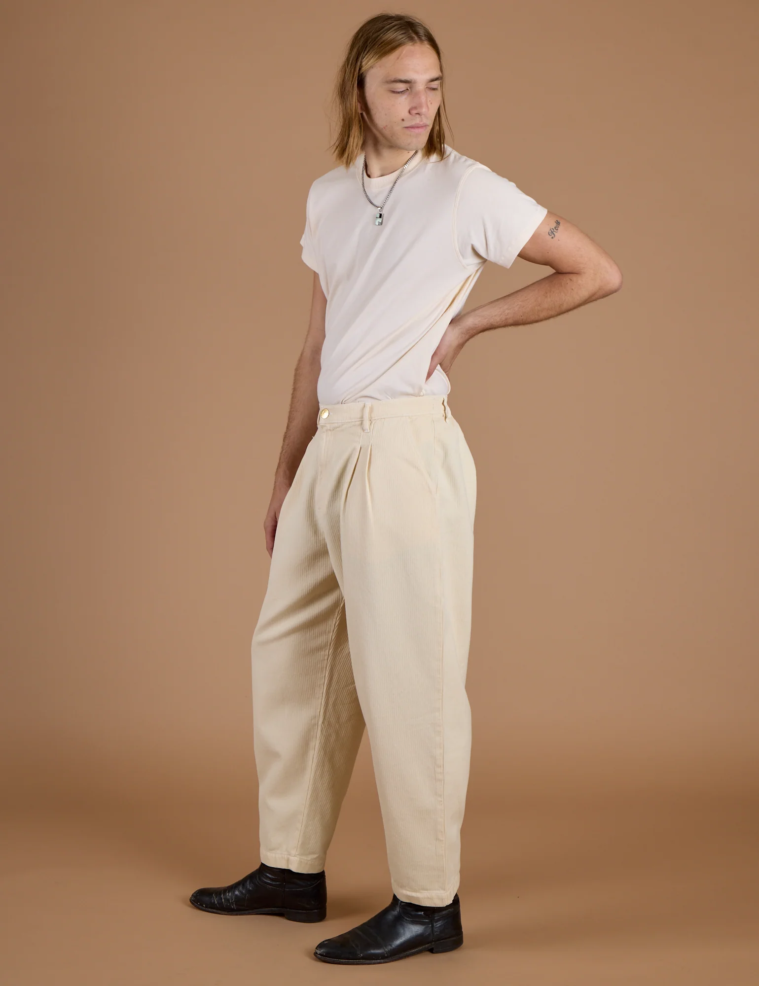Heritage Trousers - Vintage Off-White - Image 21