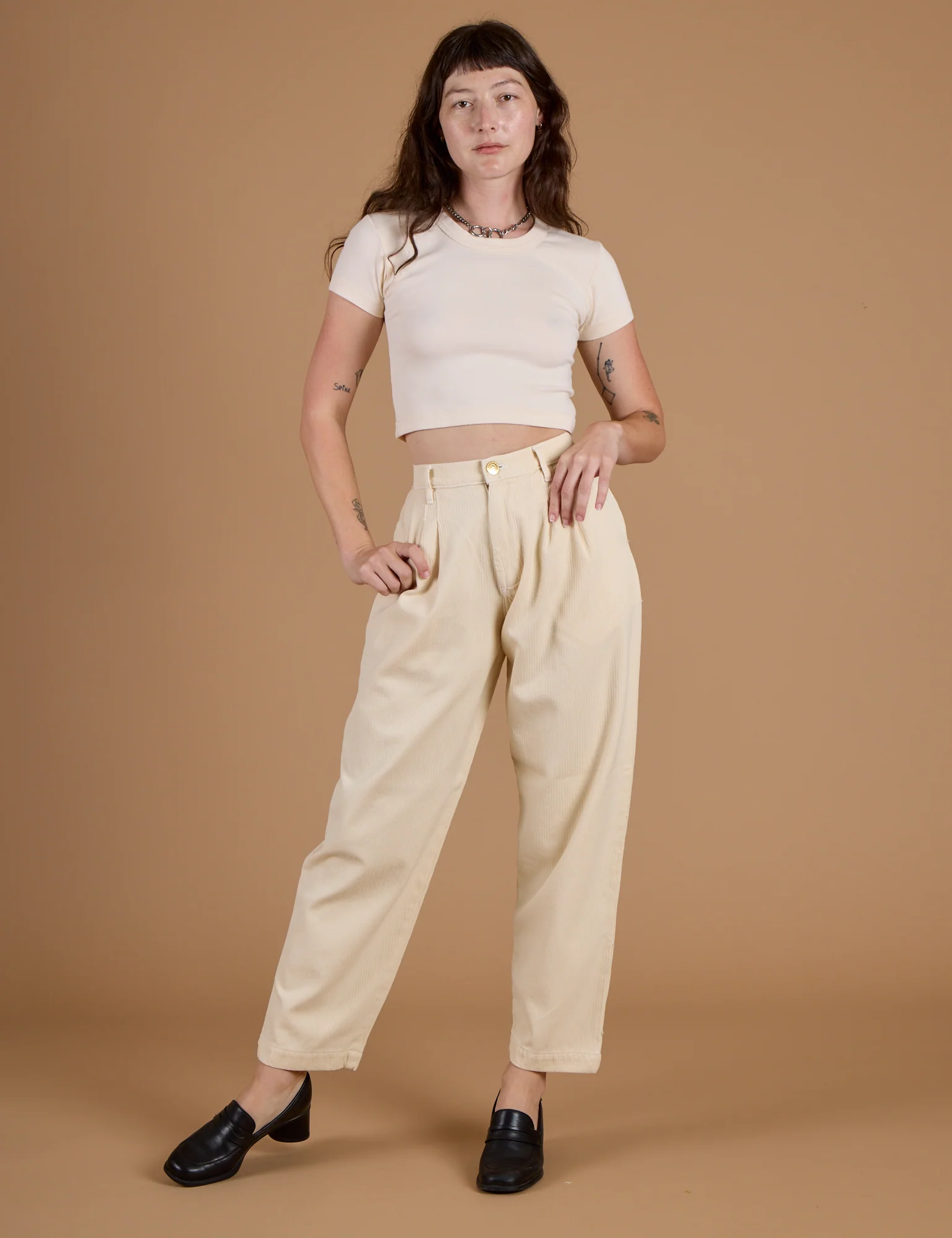 Heritage Trousers - Vintage Off-White - Image 3