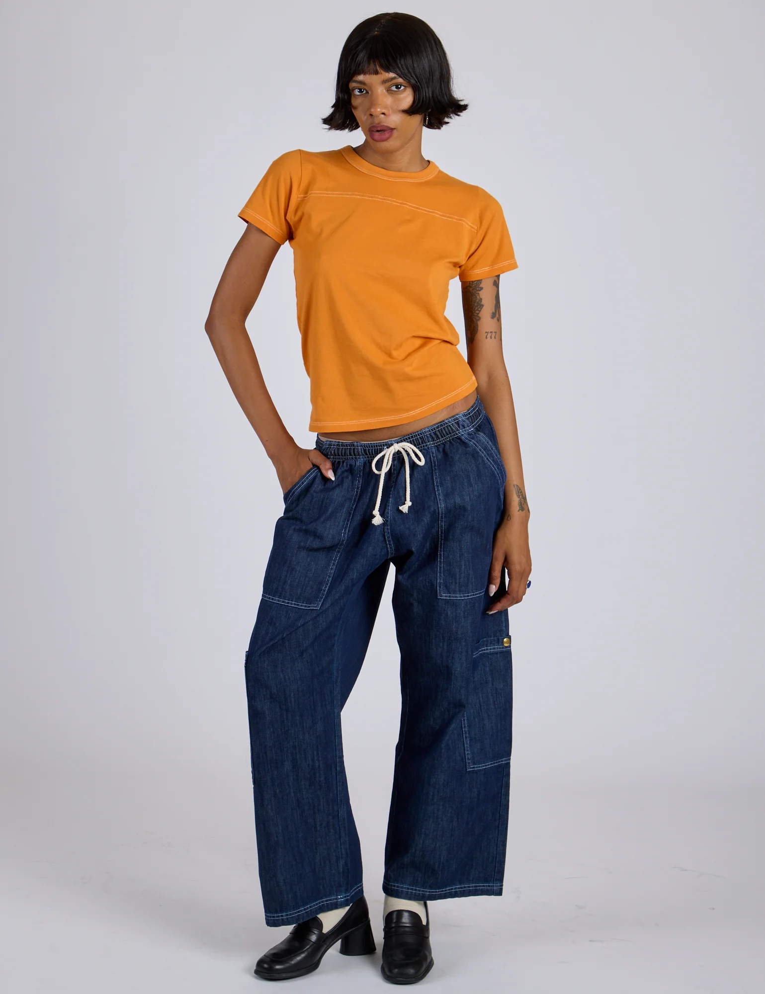 Jr. Varsity Tee - Creamsicle Orange *FINAL SALE* - Image 3