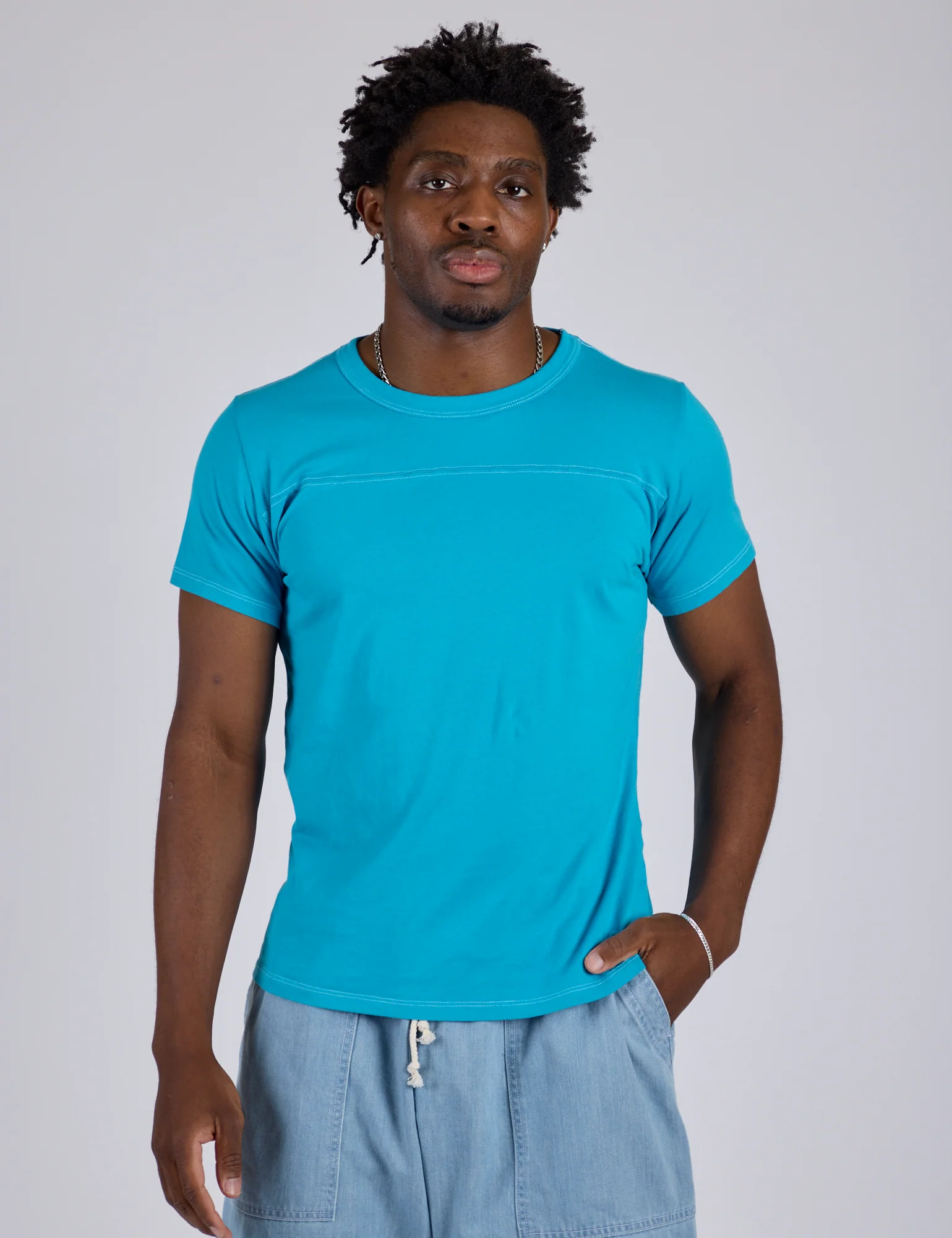 Jr. Varsity Tee - Hawaiian Blue *FINAL SALE* - Image 15